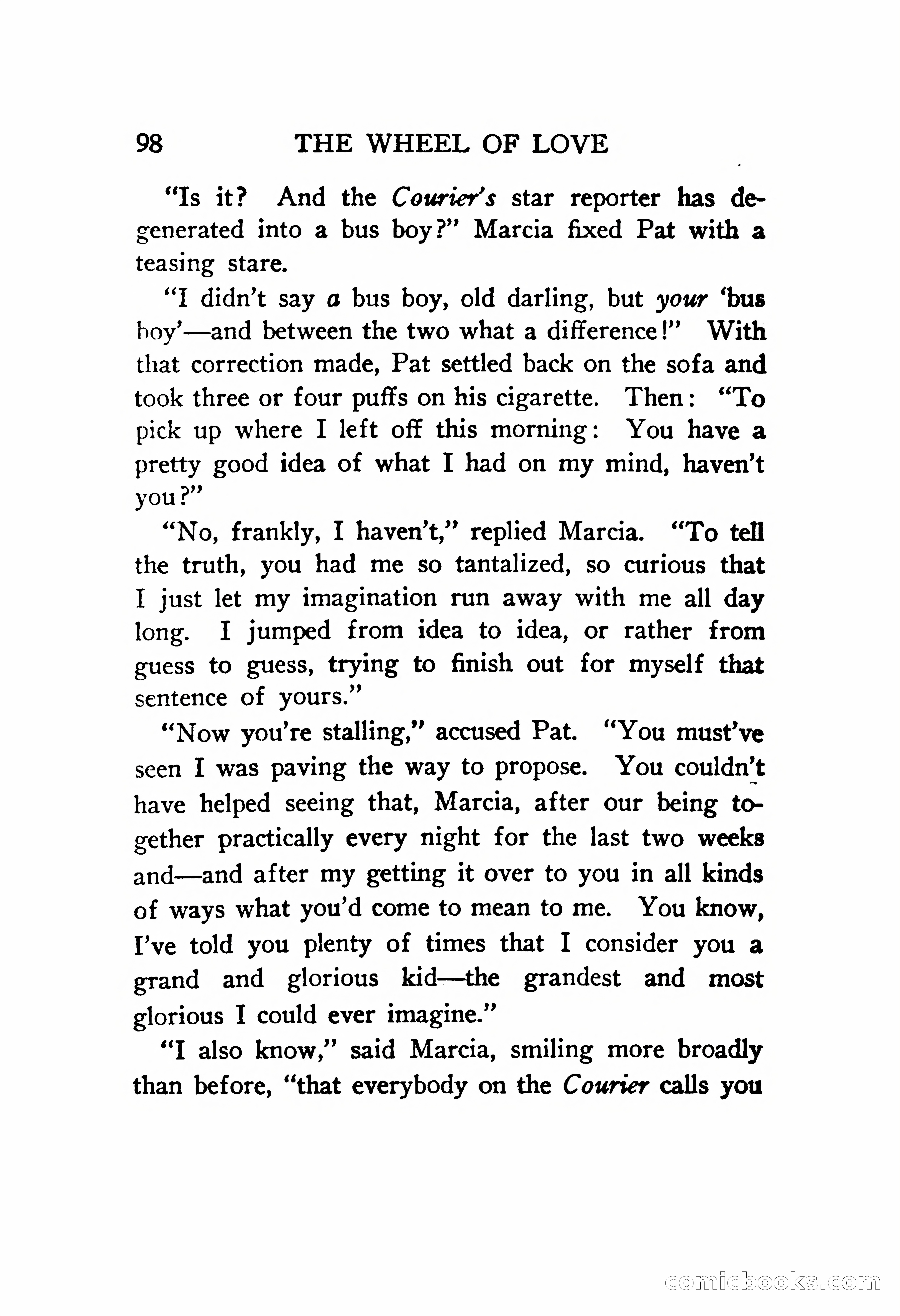 The Wheel of Love by Lillian Barker — page 98 of 251