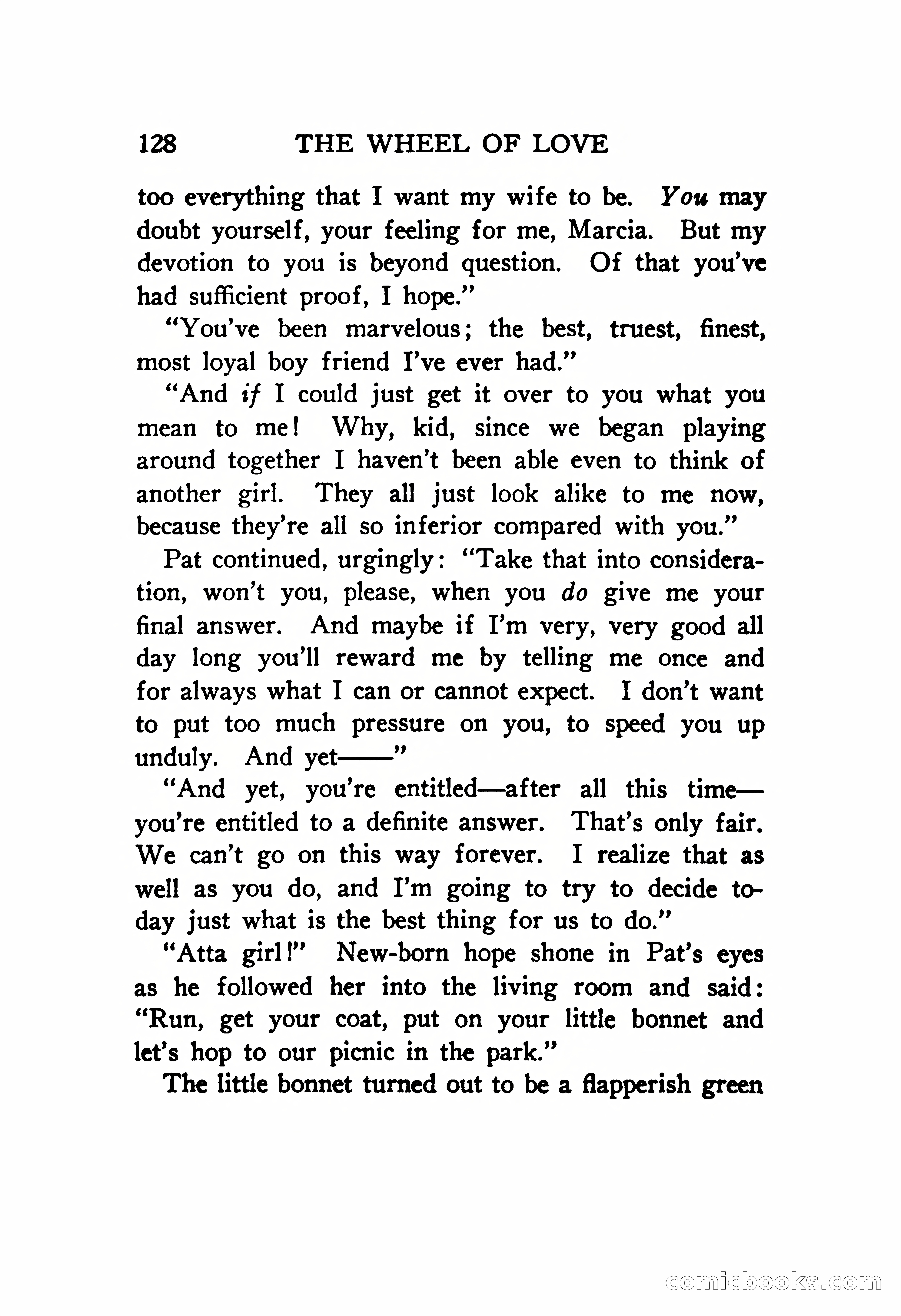 The Wheel of Love by Lillian Barker — page 128 of 251