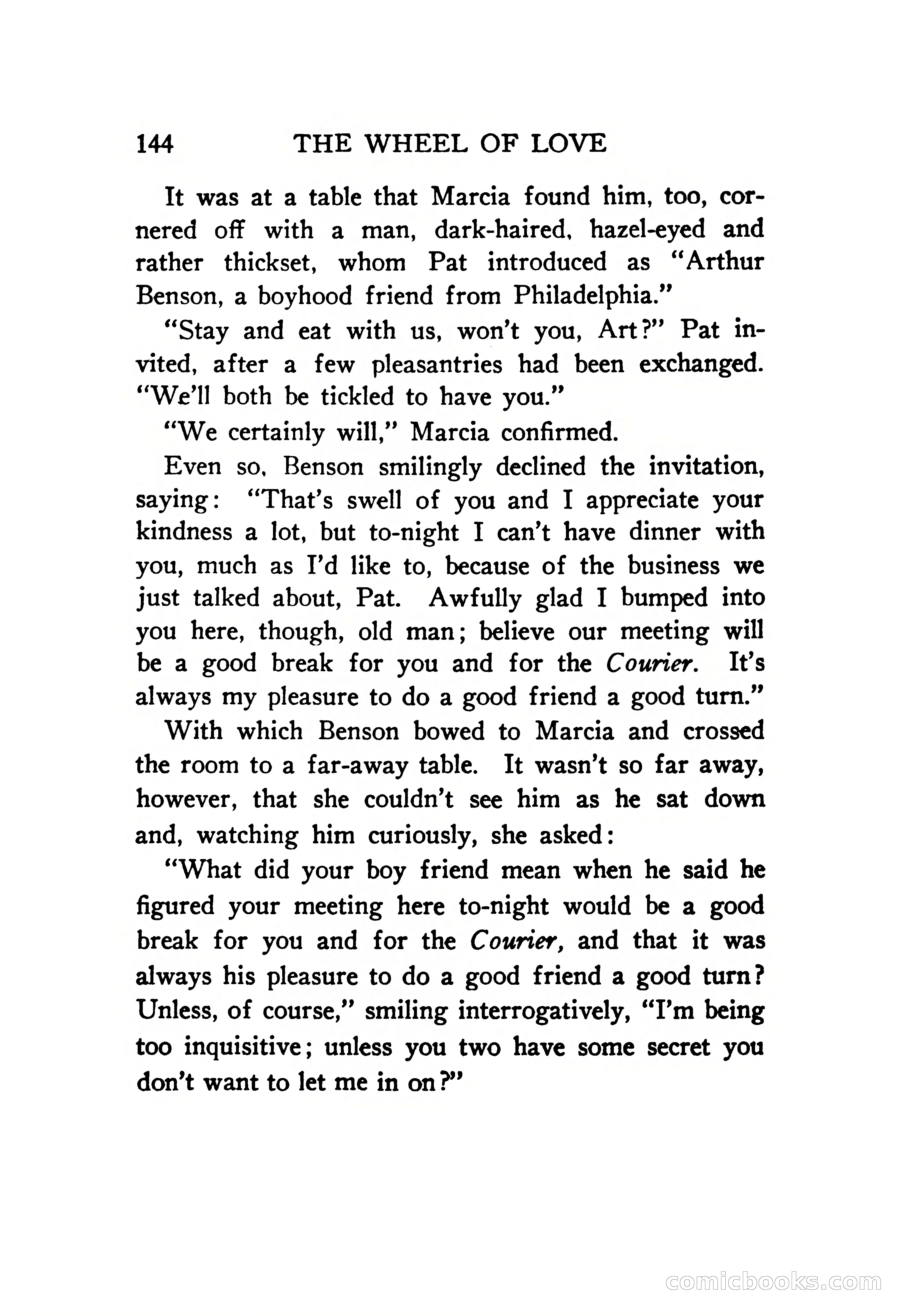 The Wheel of Love by Lillian Barker — page 144 of 251