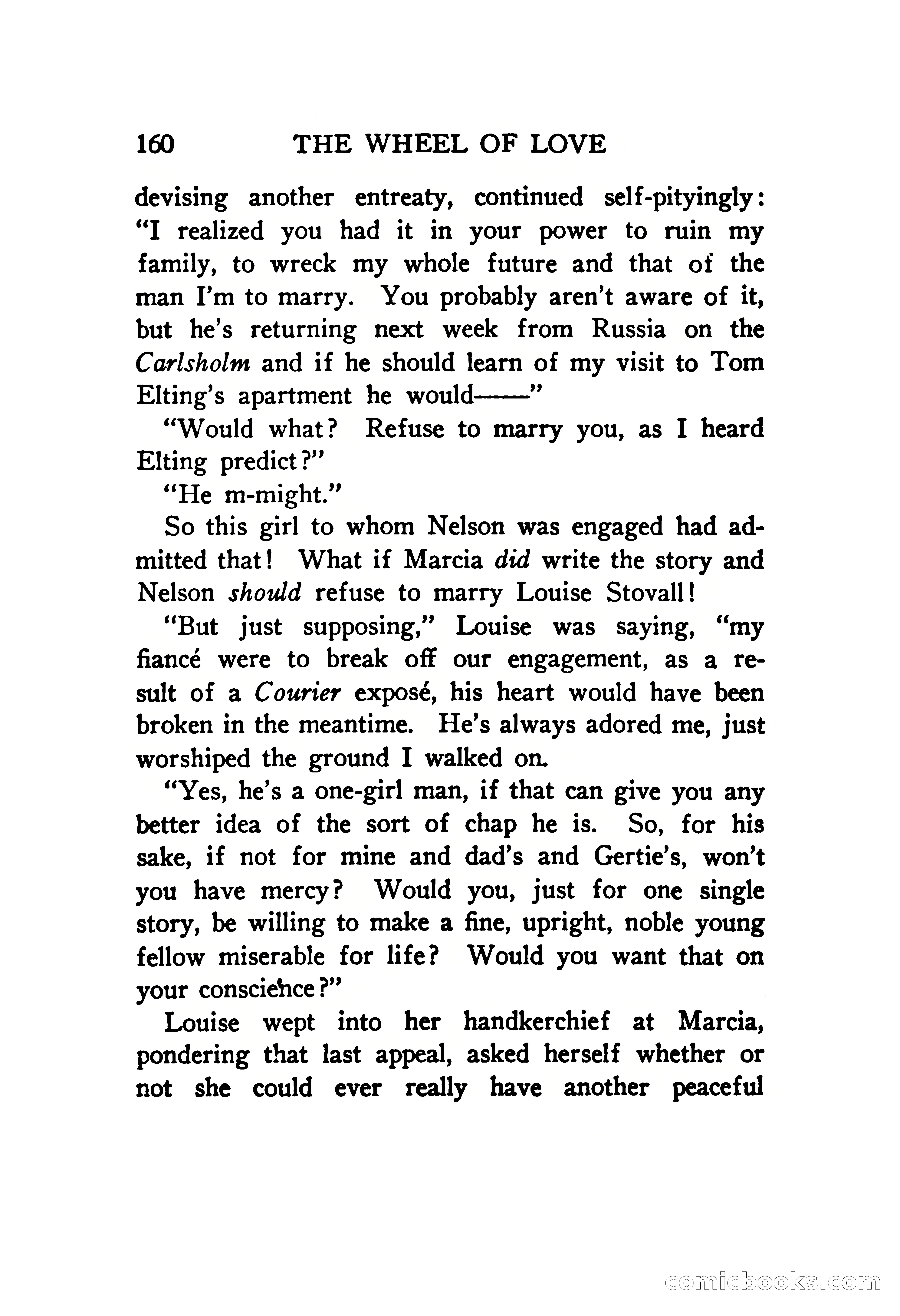The Wheel of Love by Lillian Barker — page 160 of 251