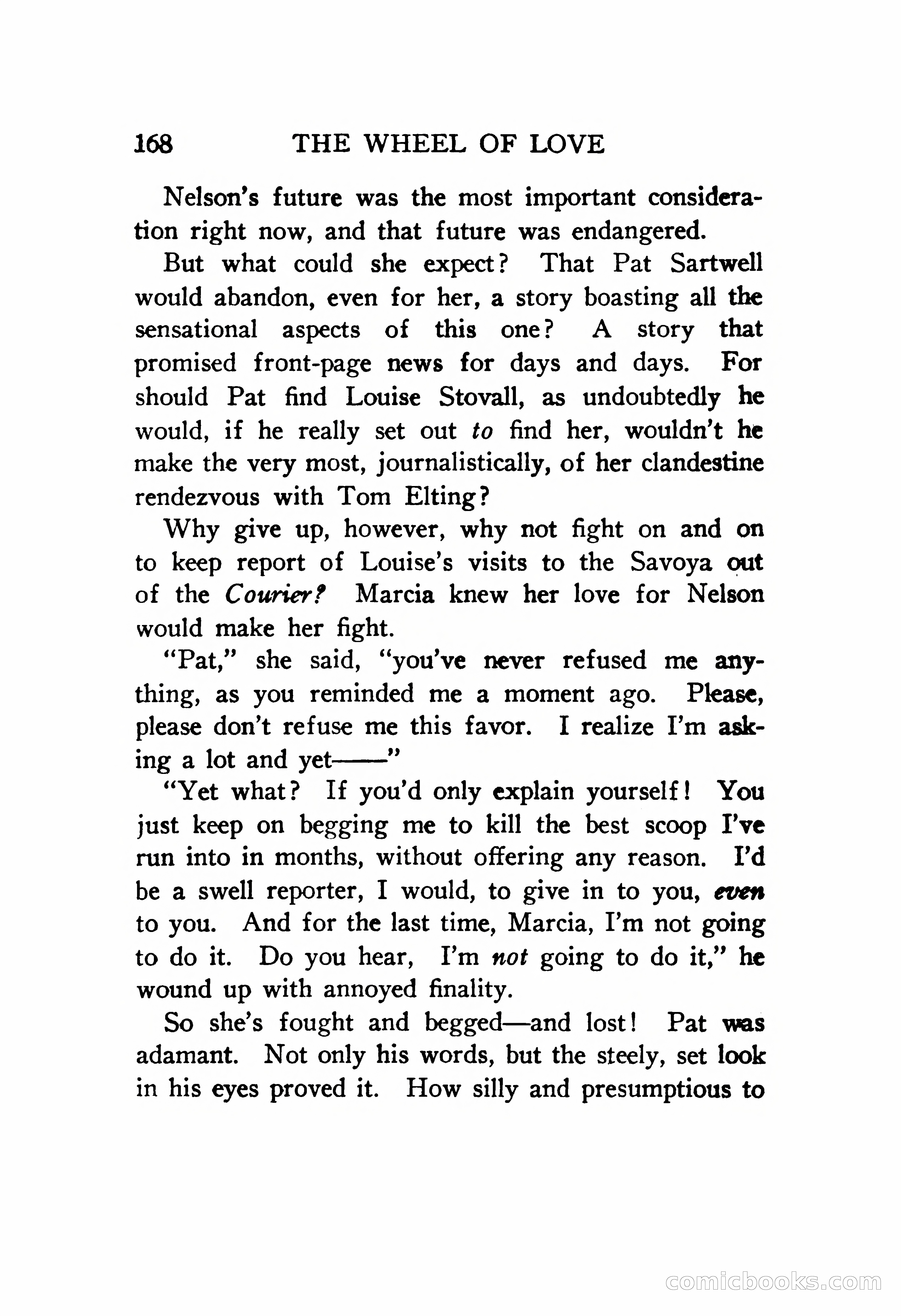 The Wheel of Love by Lillian Barker — page 168 of 251