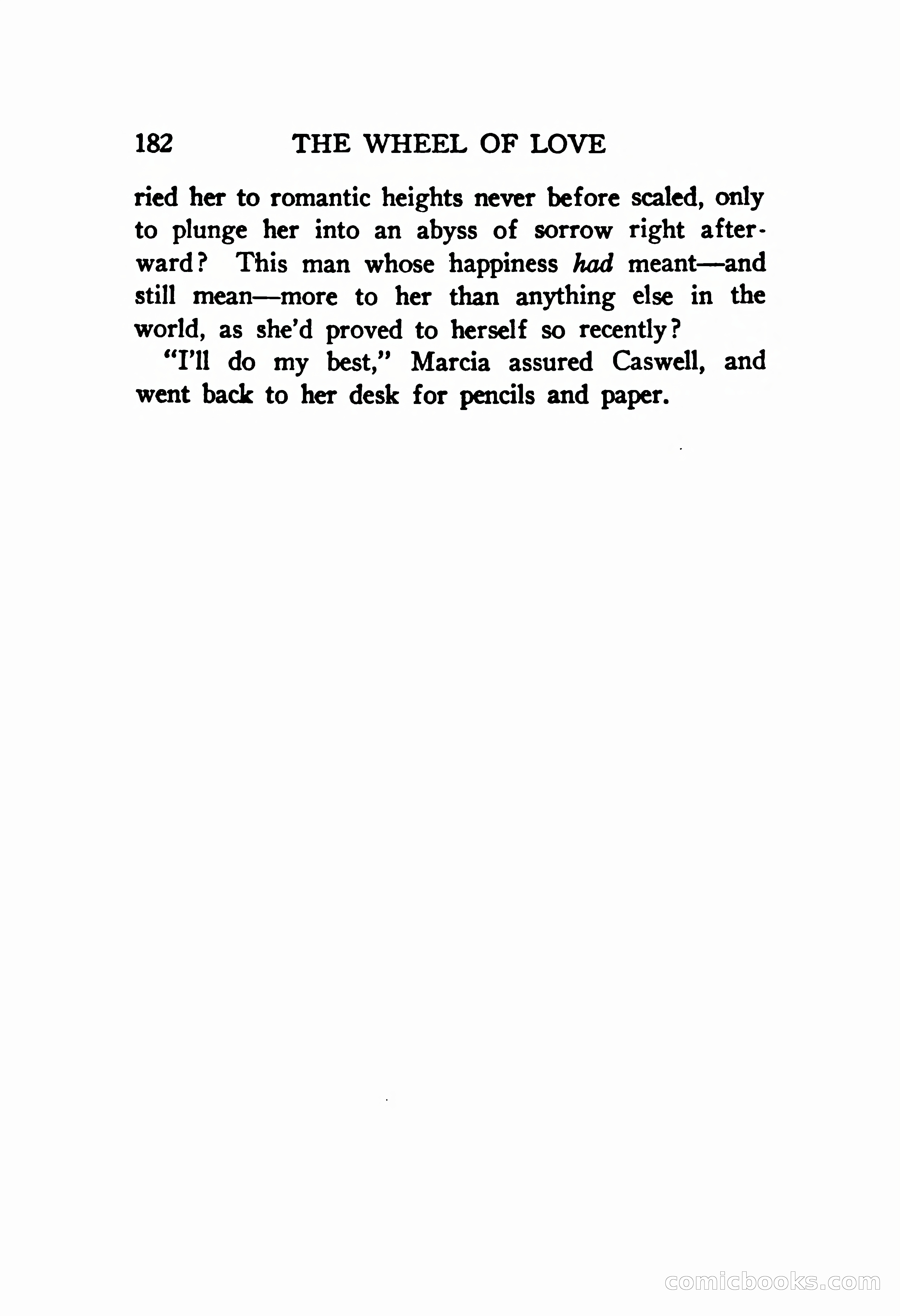 The Wheel of Love by Lillian Barker — page 182 of 251
