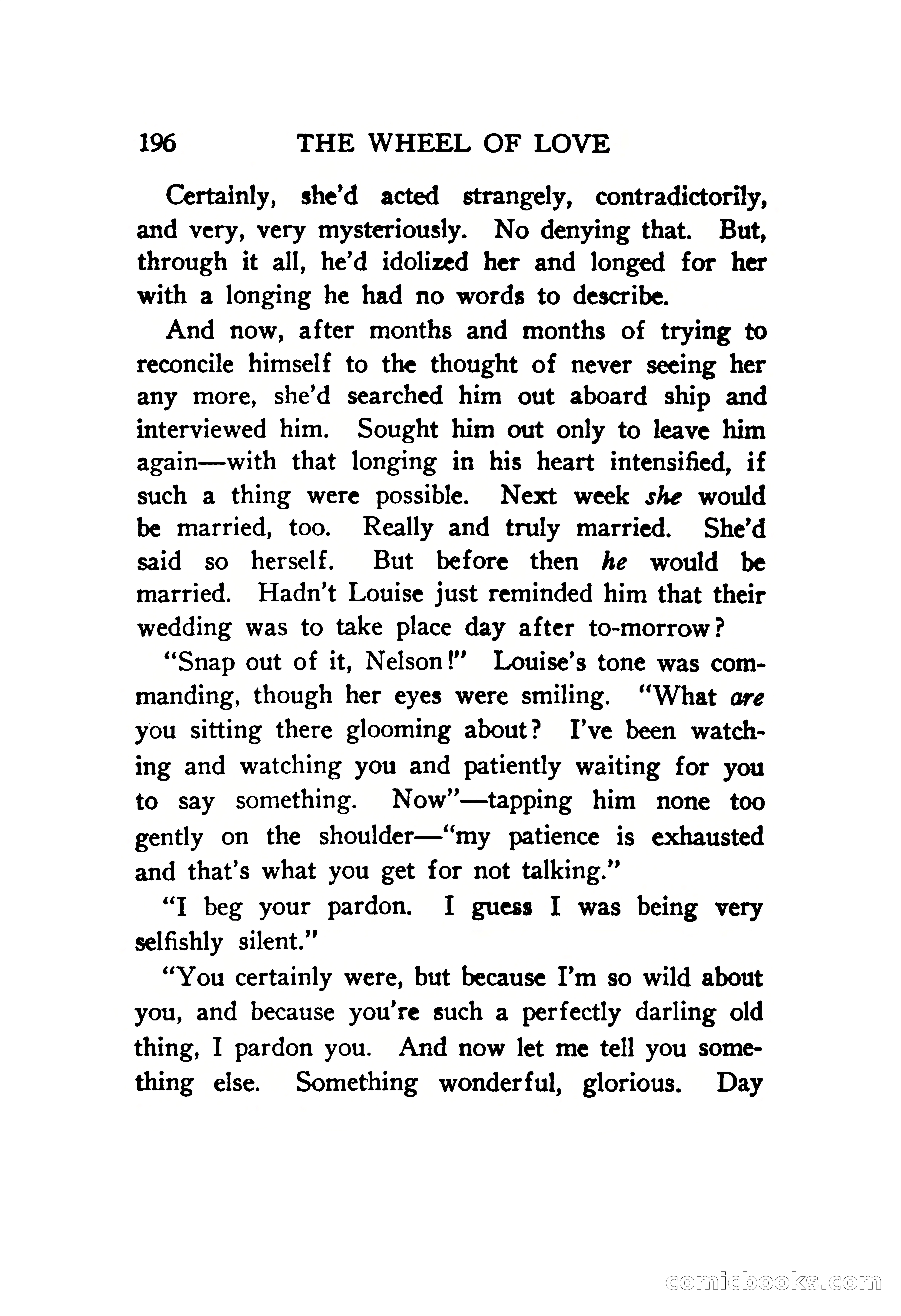 The Wheel of Love by Lillian Barker — page 196 of 251