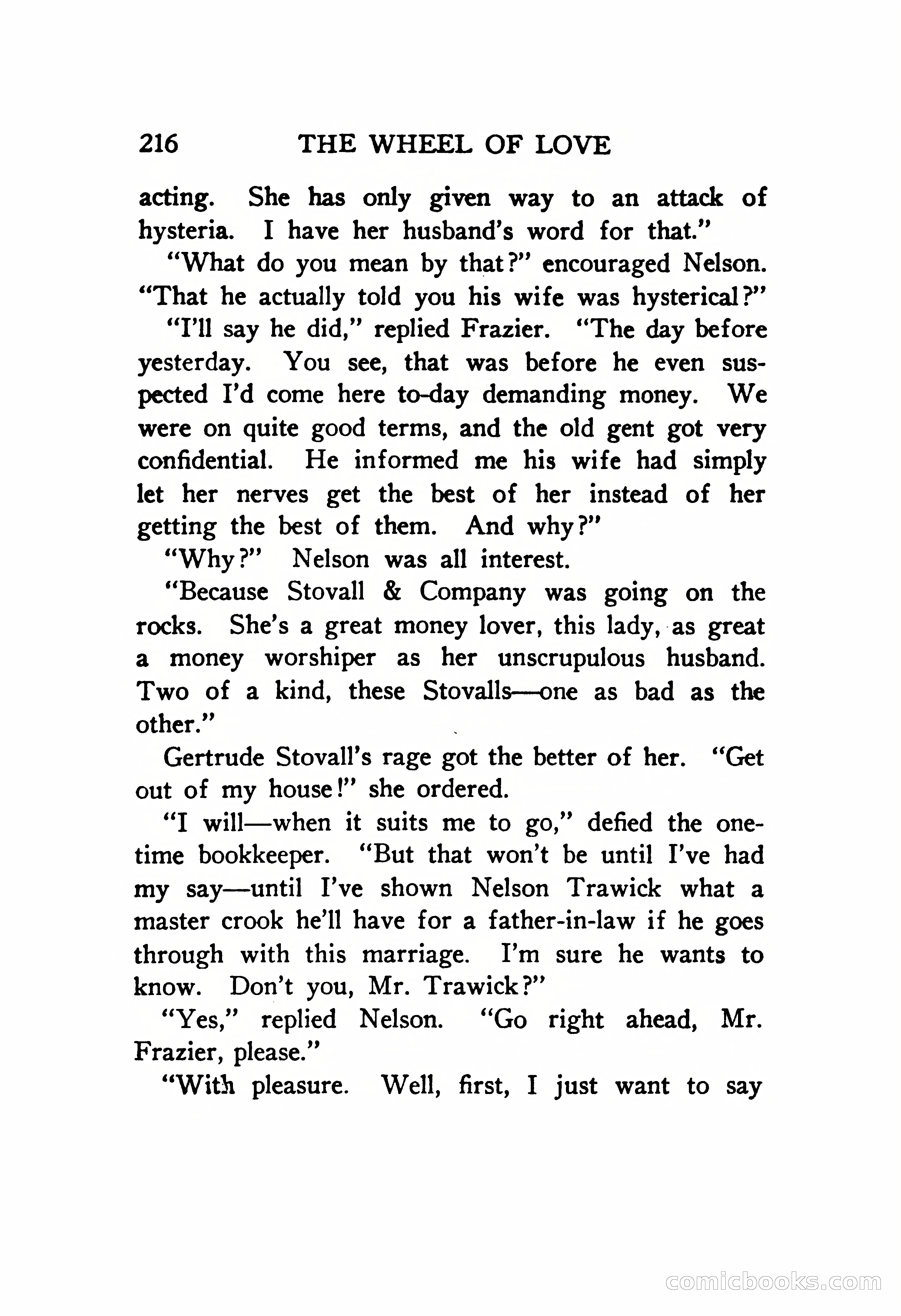 The Wheel of Love by Lillian Barker — page 216 of 251