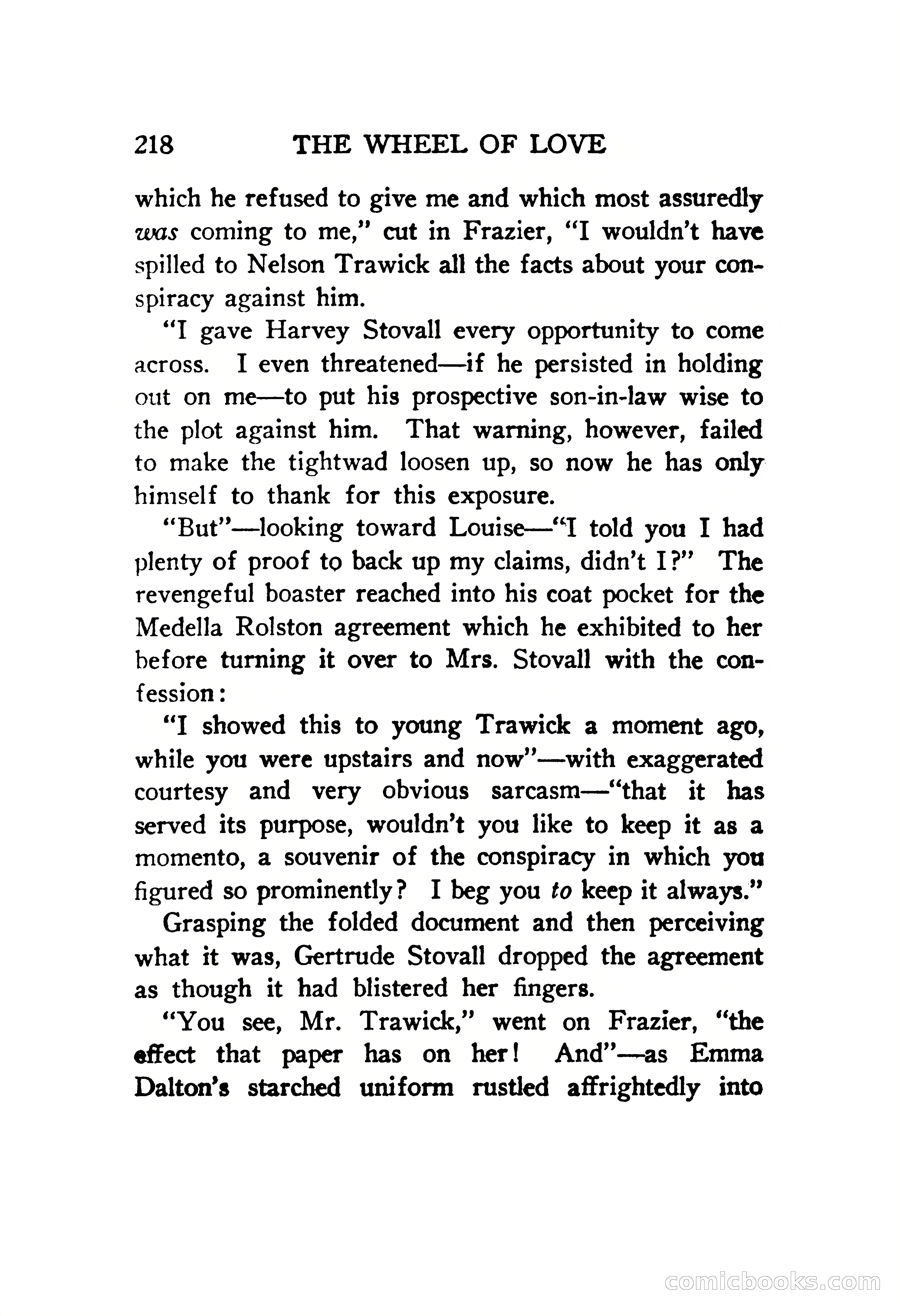 The Wheel of Love by Lillian Barker — page 218 of 251