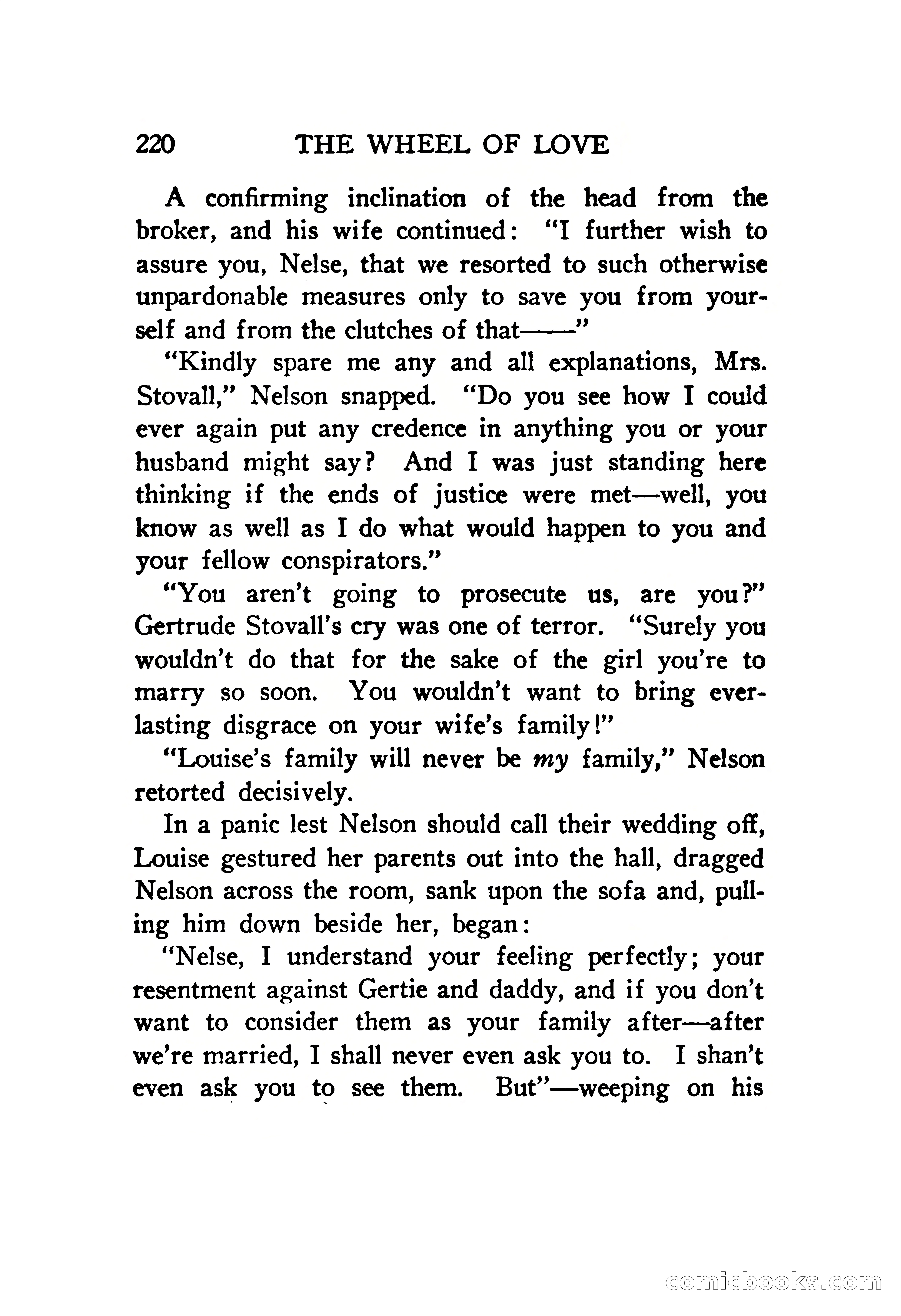 The Wheel of Love by Lillian Barker — page 220 of 251