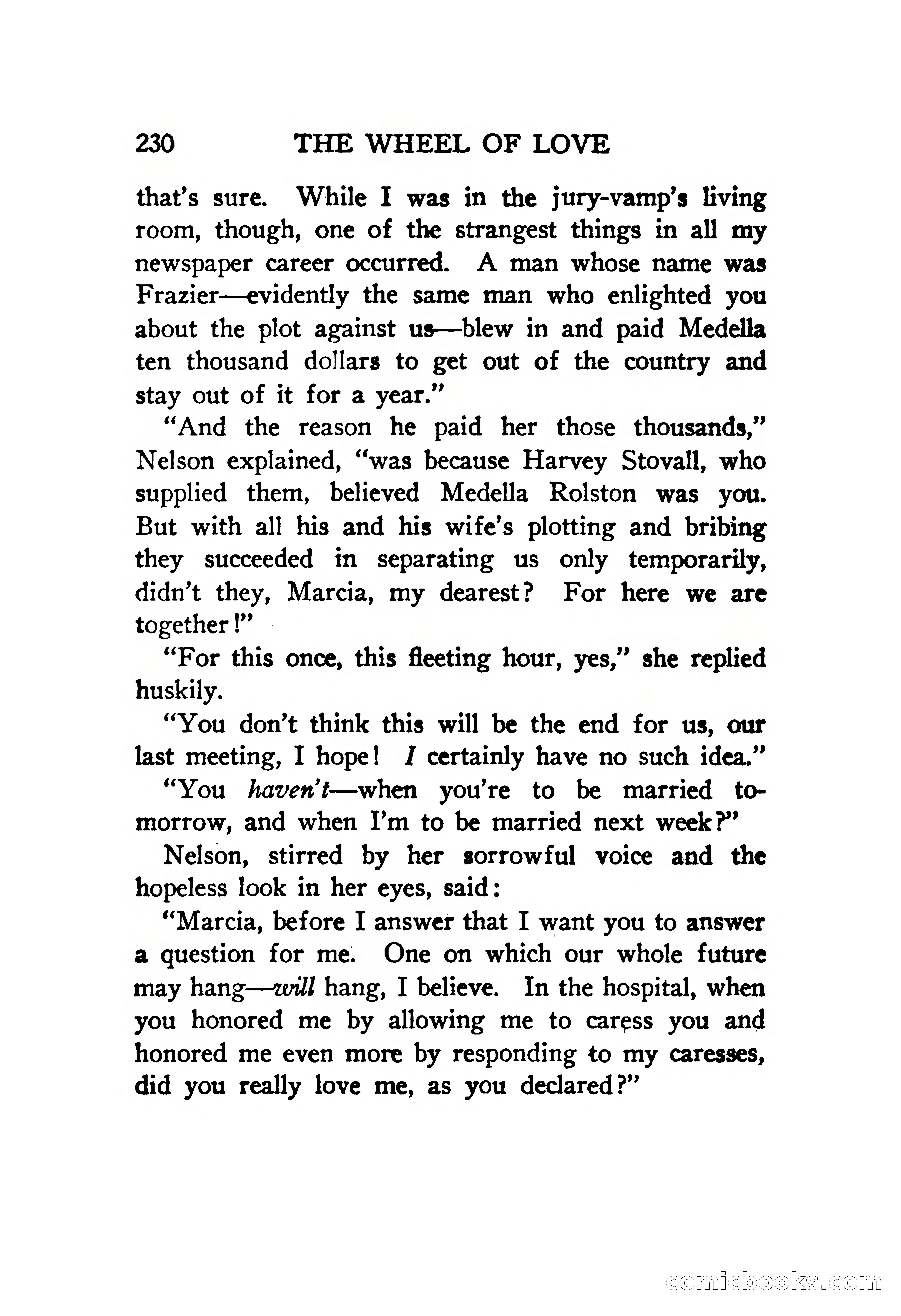 The Wheel of Love by Lillian Barker — page 230 of 251