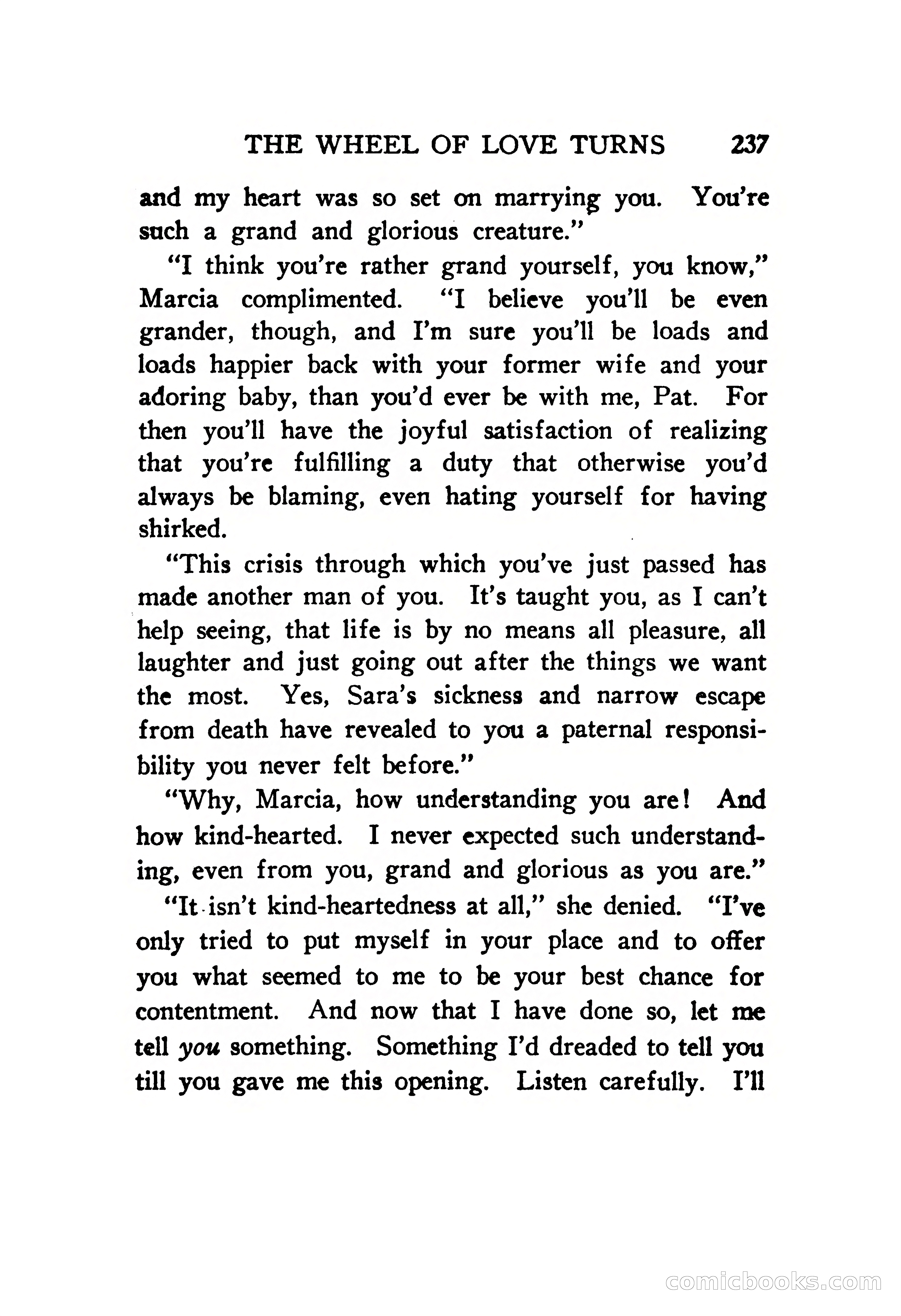 The Wheel of Love by Lillian Barker — page 237 of 251