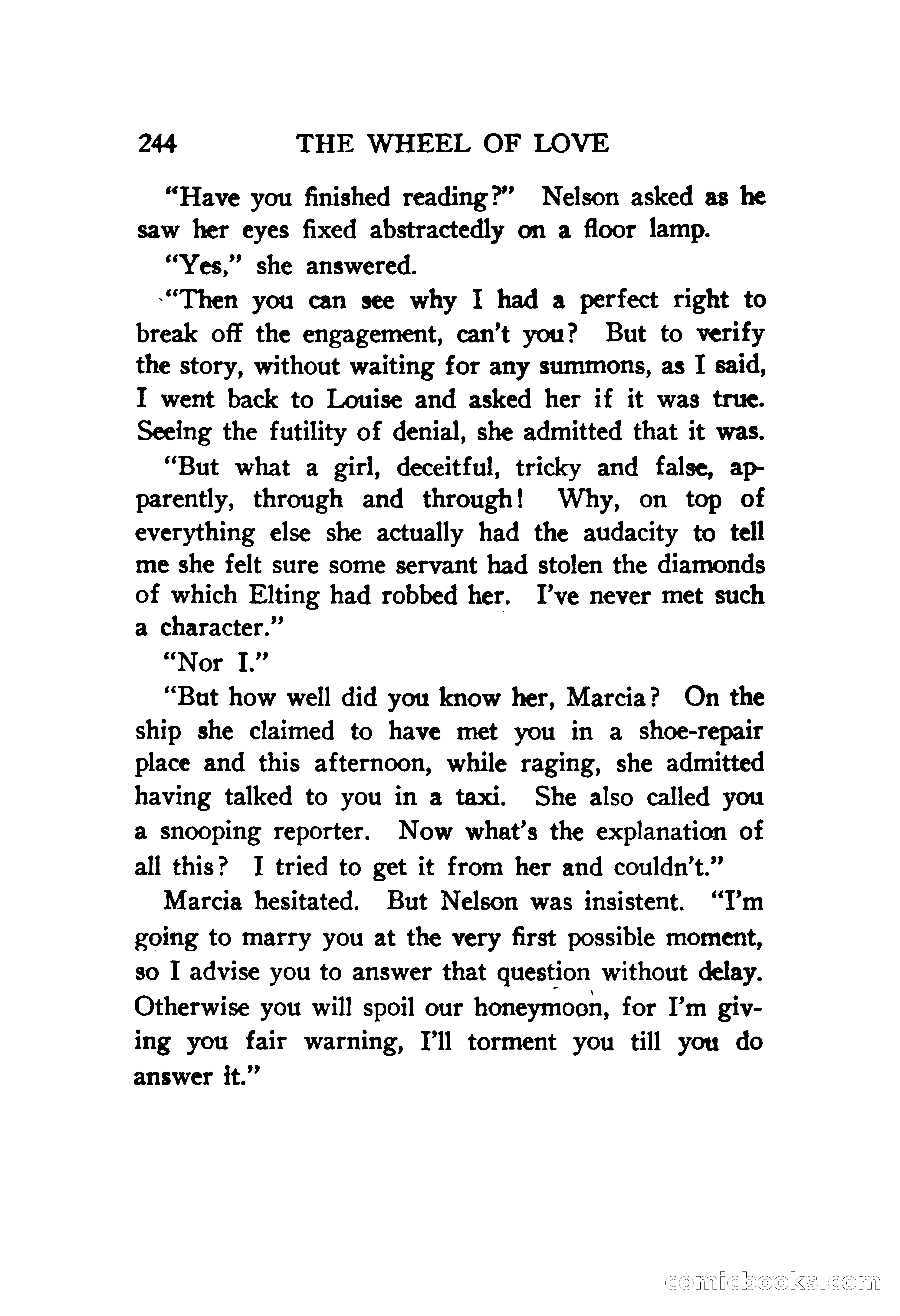 The Wheel of Love by Lillian Barker — page 244 of 251