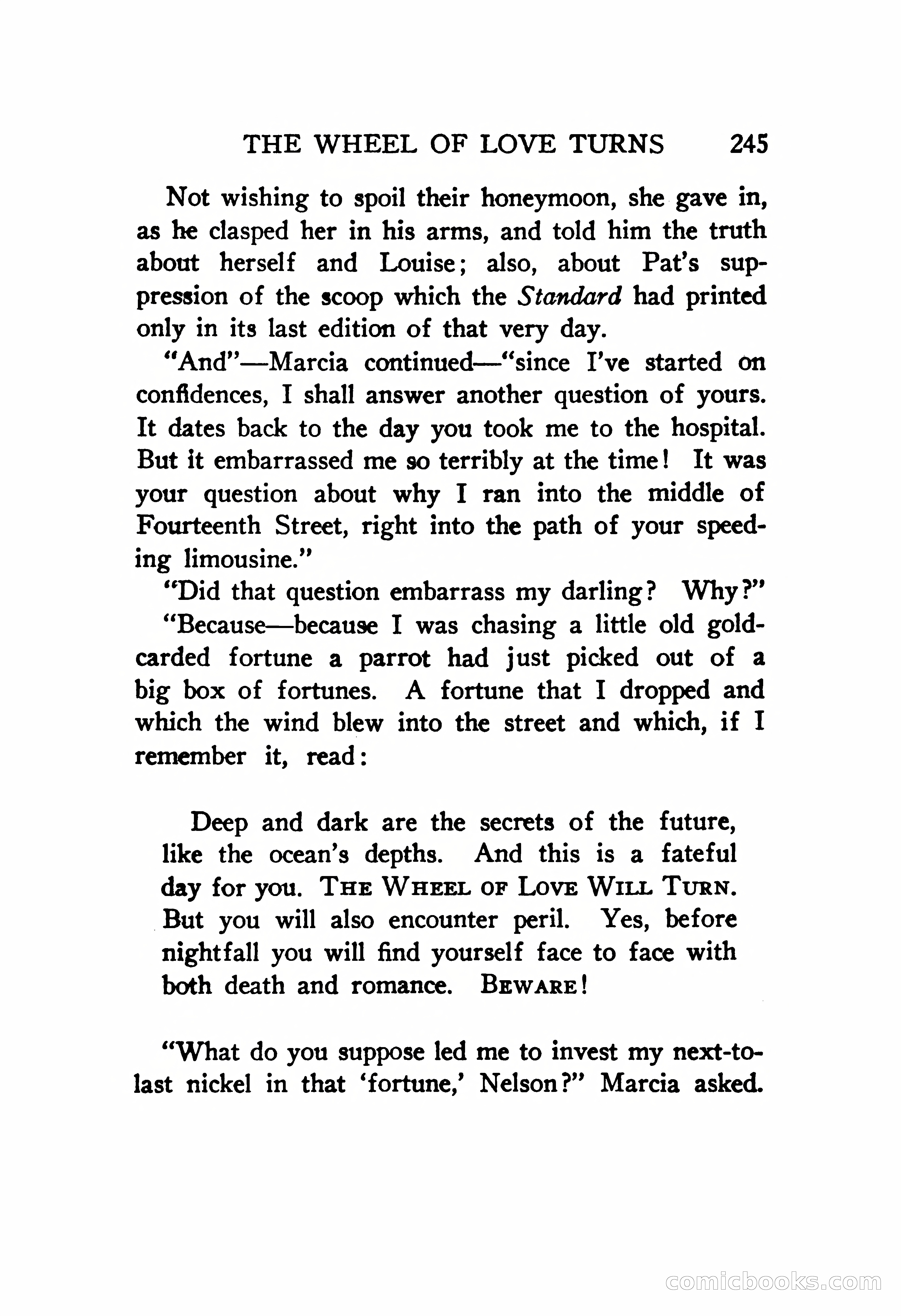 The Wheel of Love by Lillian Barker — page 245 of 251