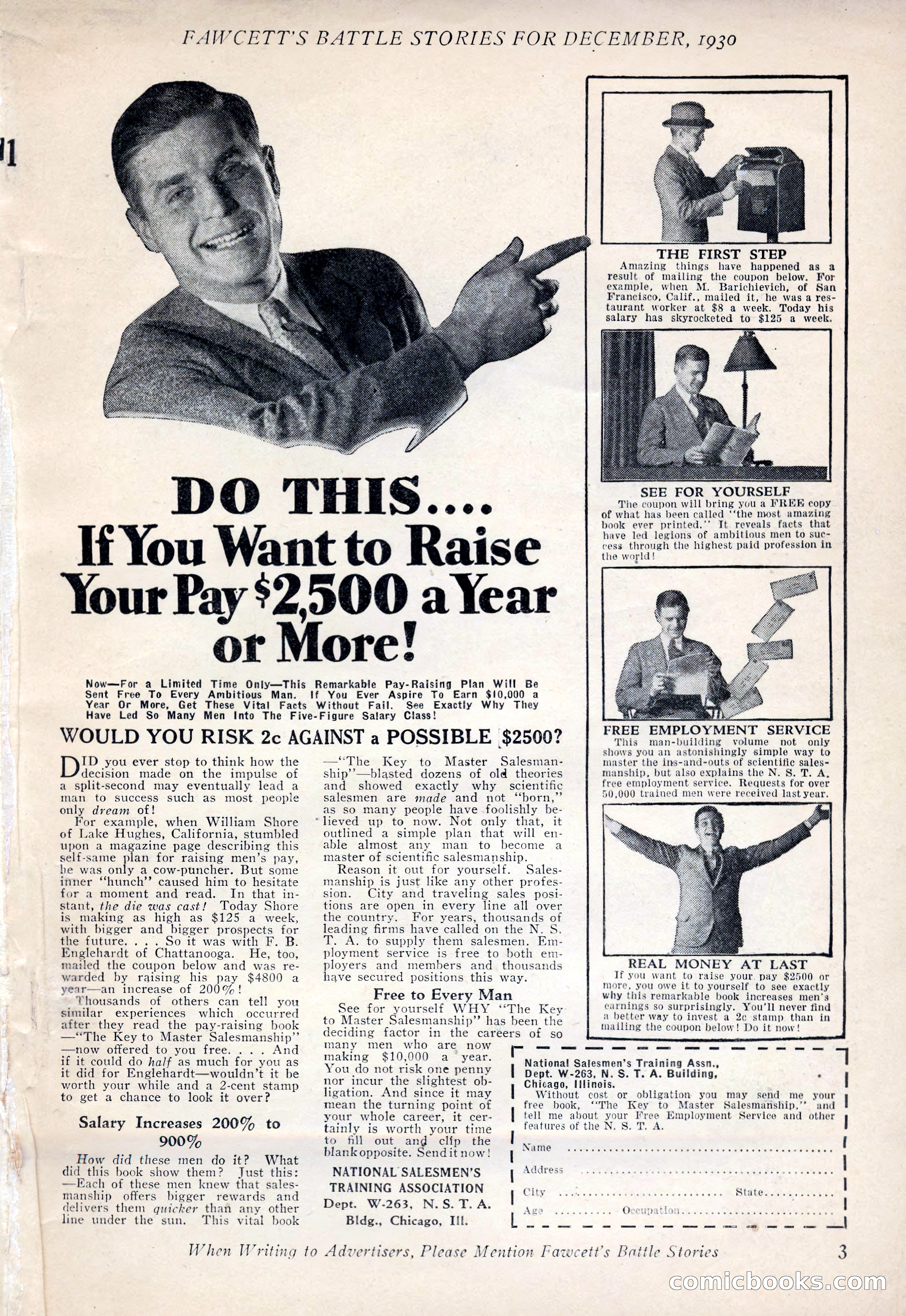 Battle Stories, December 1930 — page 3 of 188