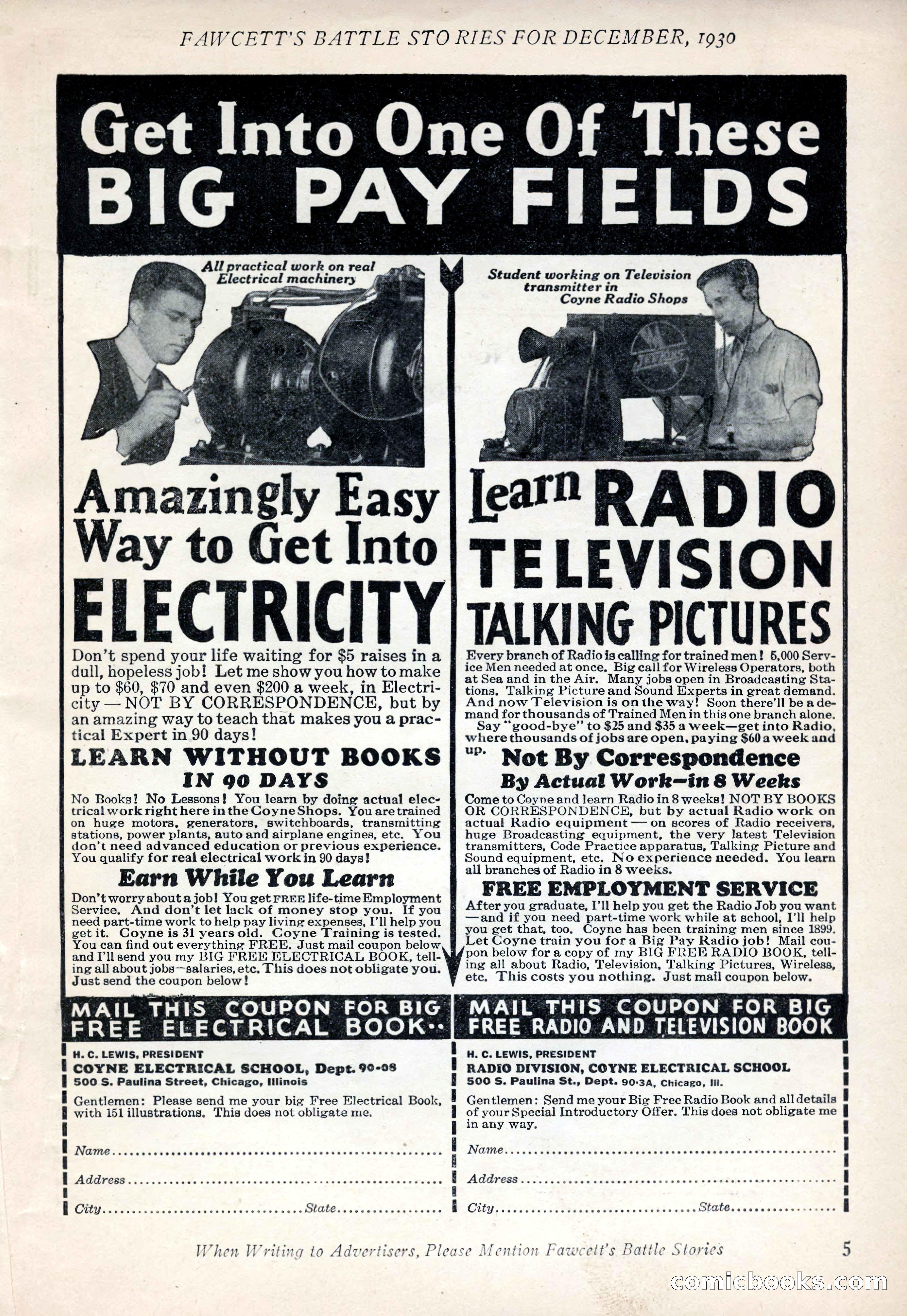 Battle Stories, December 1930 — page 5 of 188