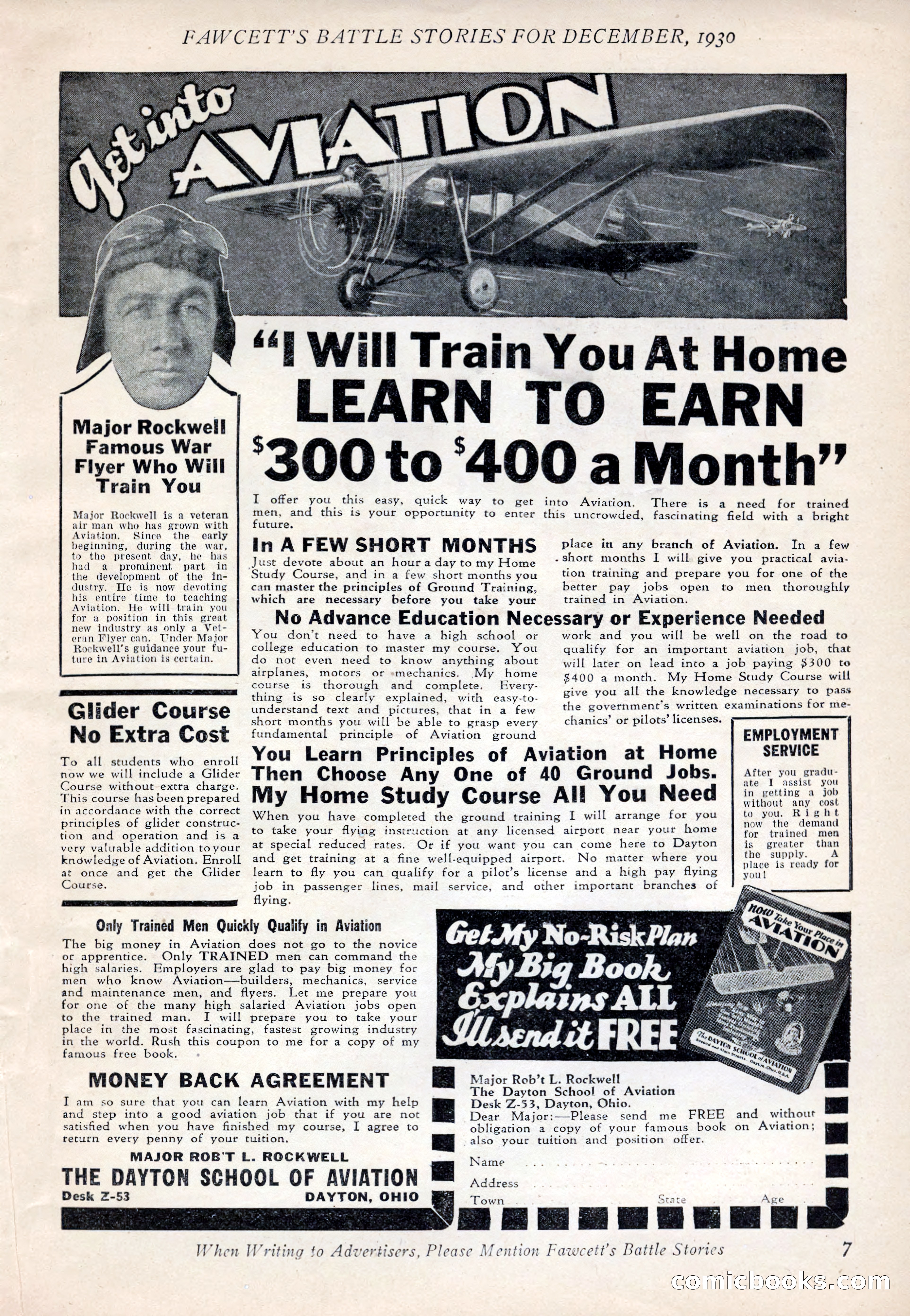 Battle Stories, December 1930 — page 7 of 188