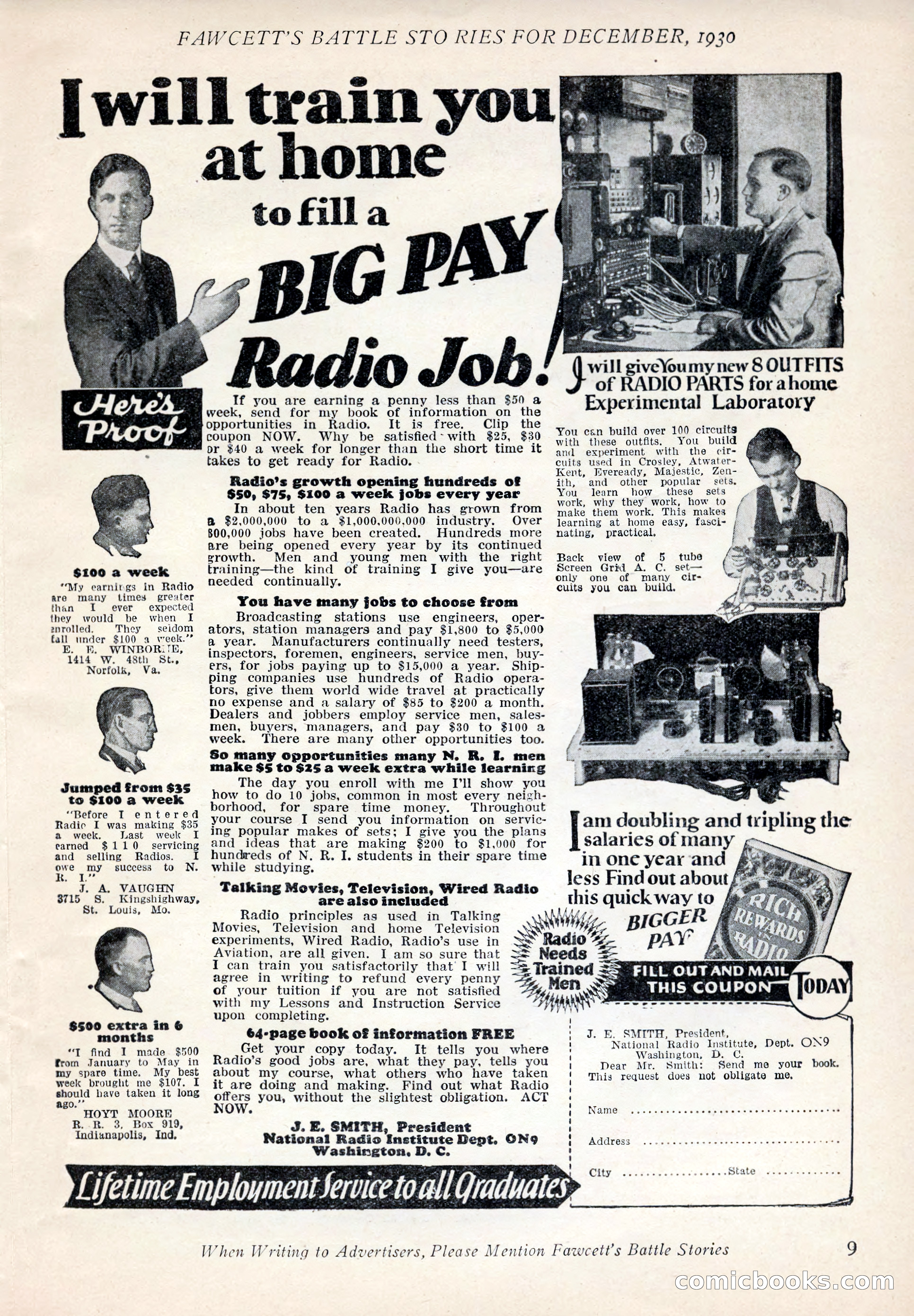 Battle Stories, December 1930 — page 9 of 188