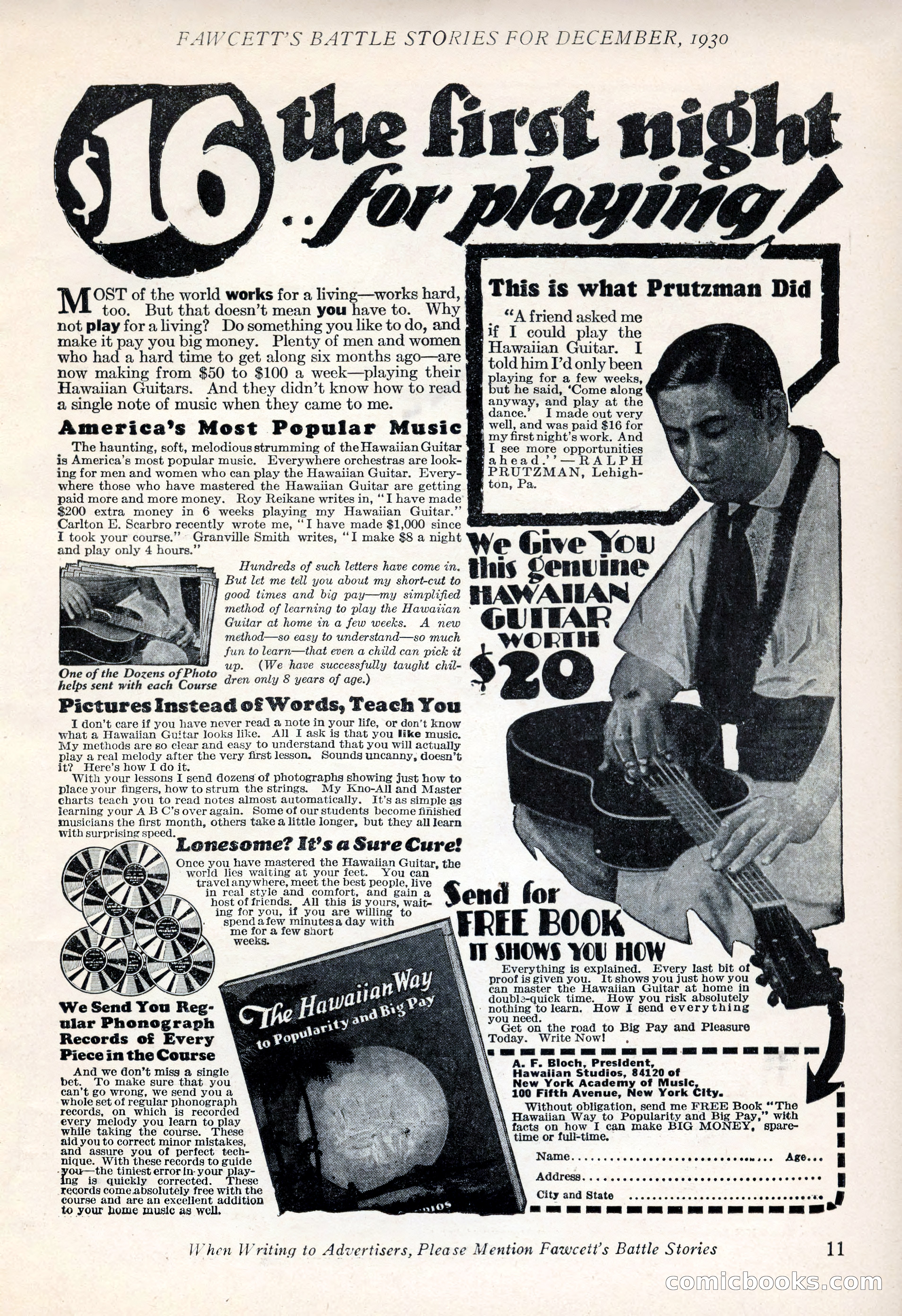 Battle Stories, December 1930 — page 11 of 188