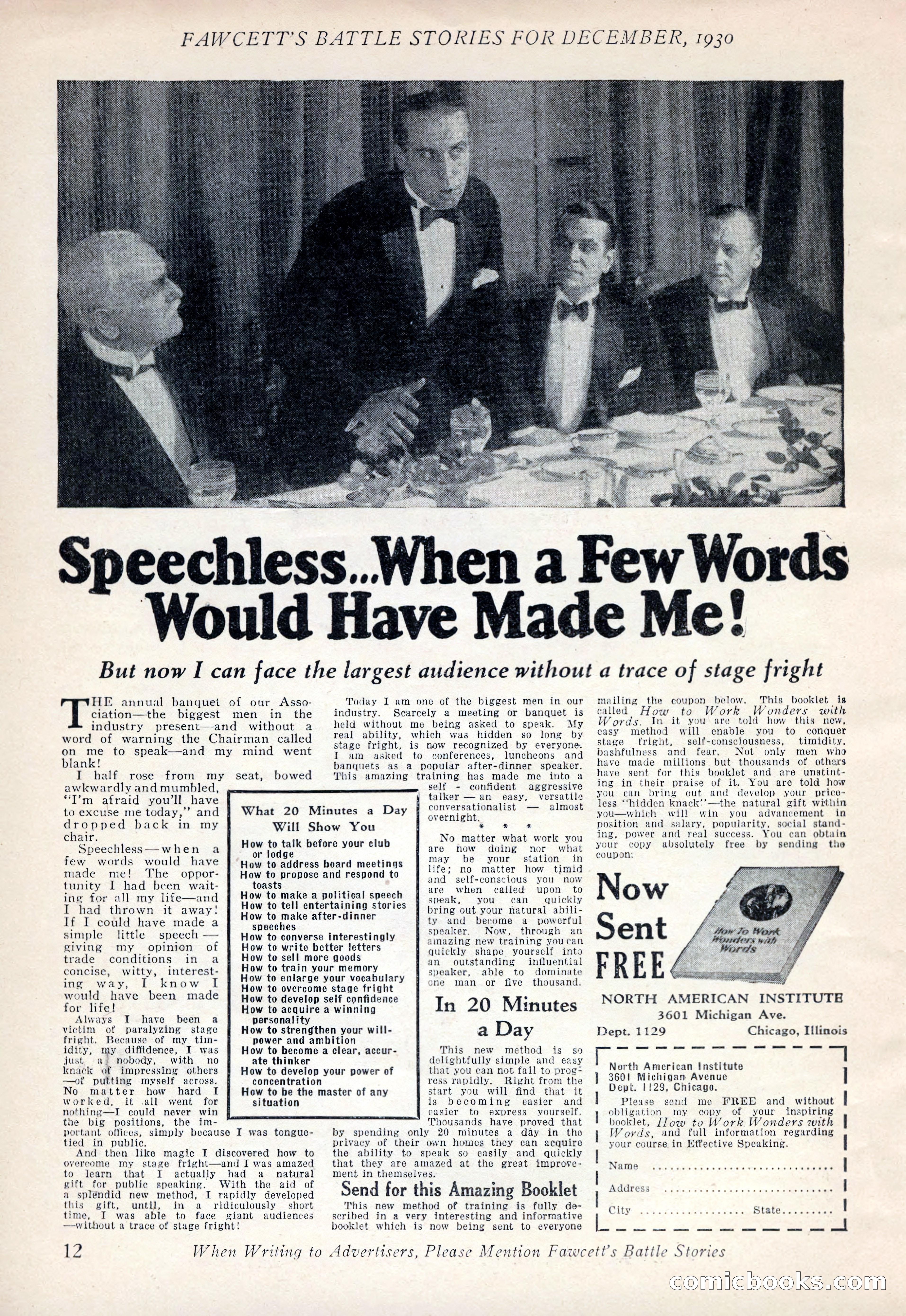 Battle Stories, December 1930 — page 12 of 188