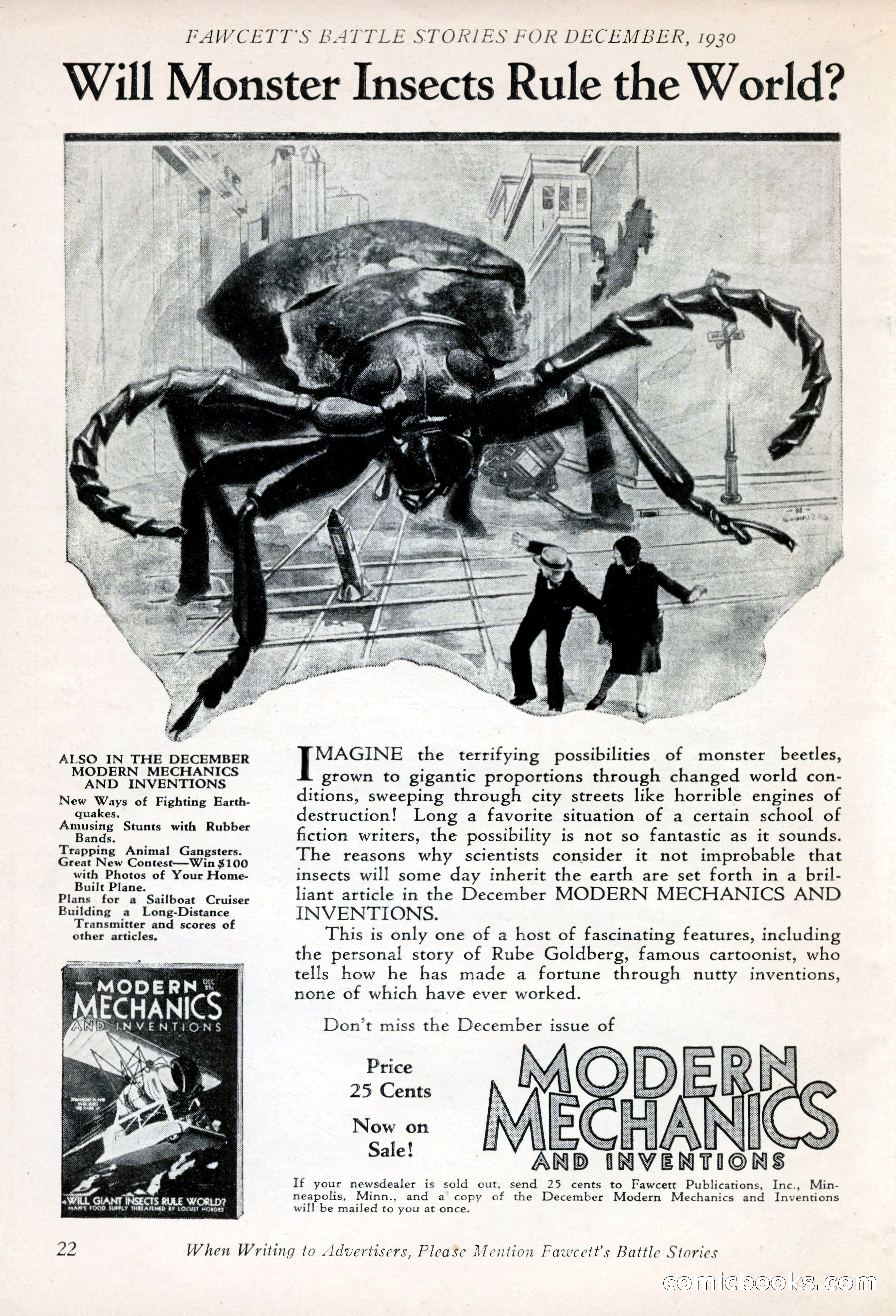 Battle Stories, December 1930 — page 22 of 188