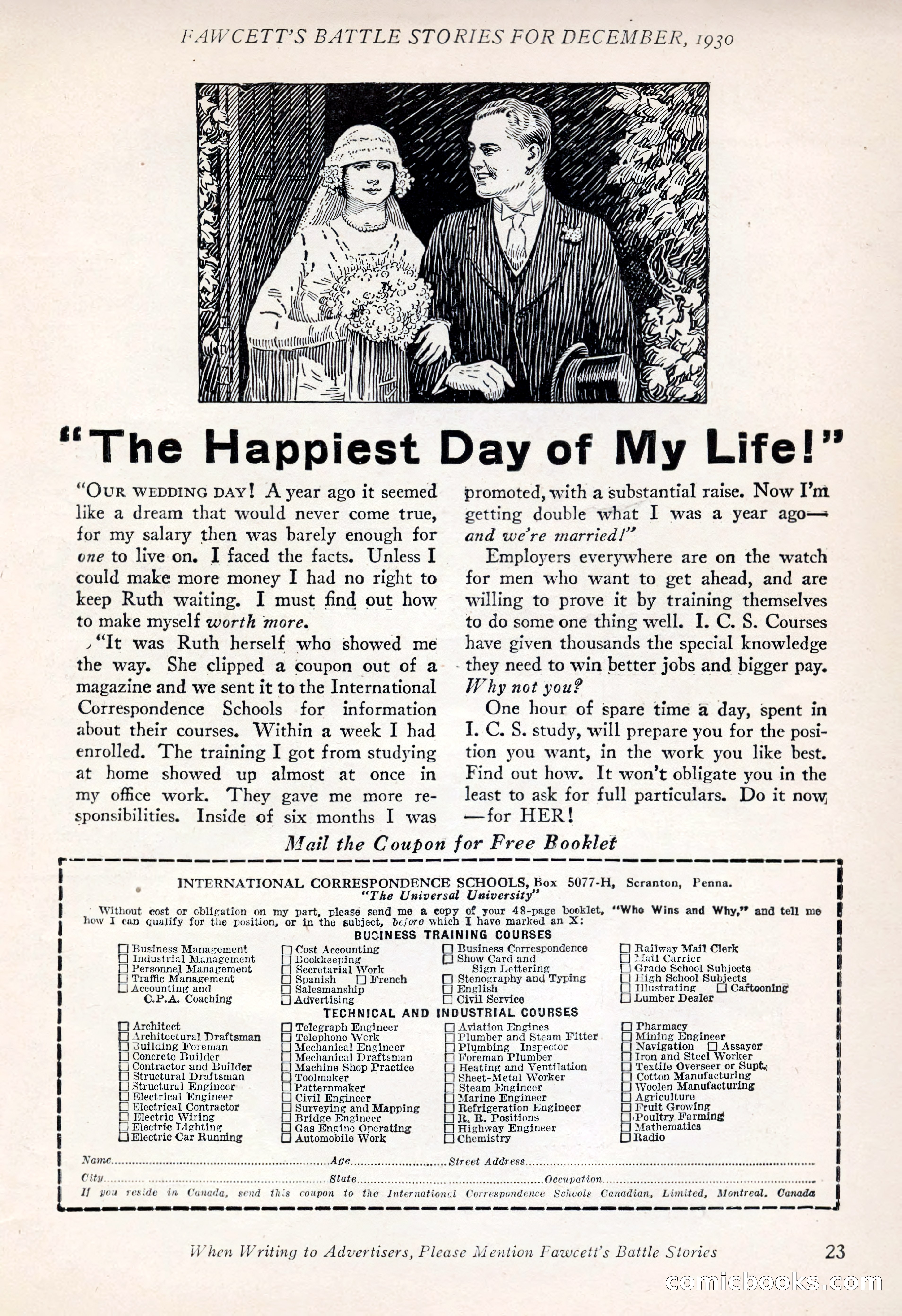 Battle Stories, December 1930 — page 23 of 188