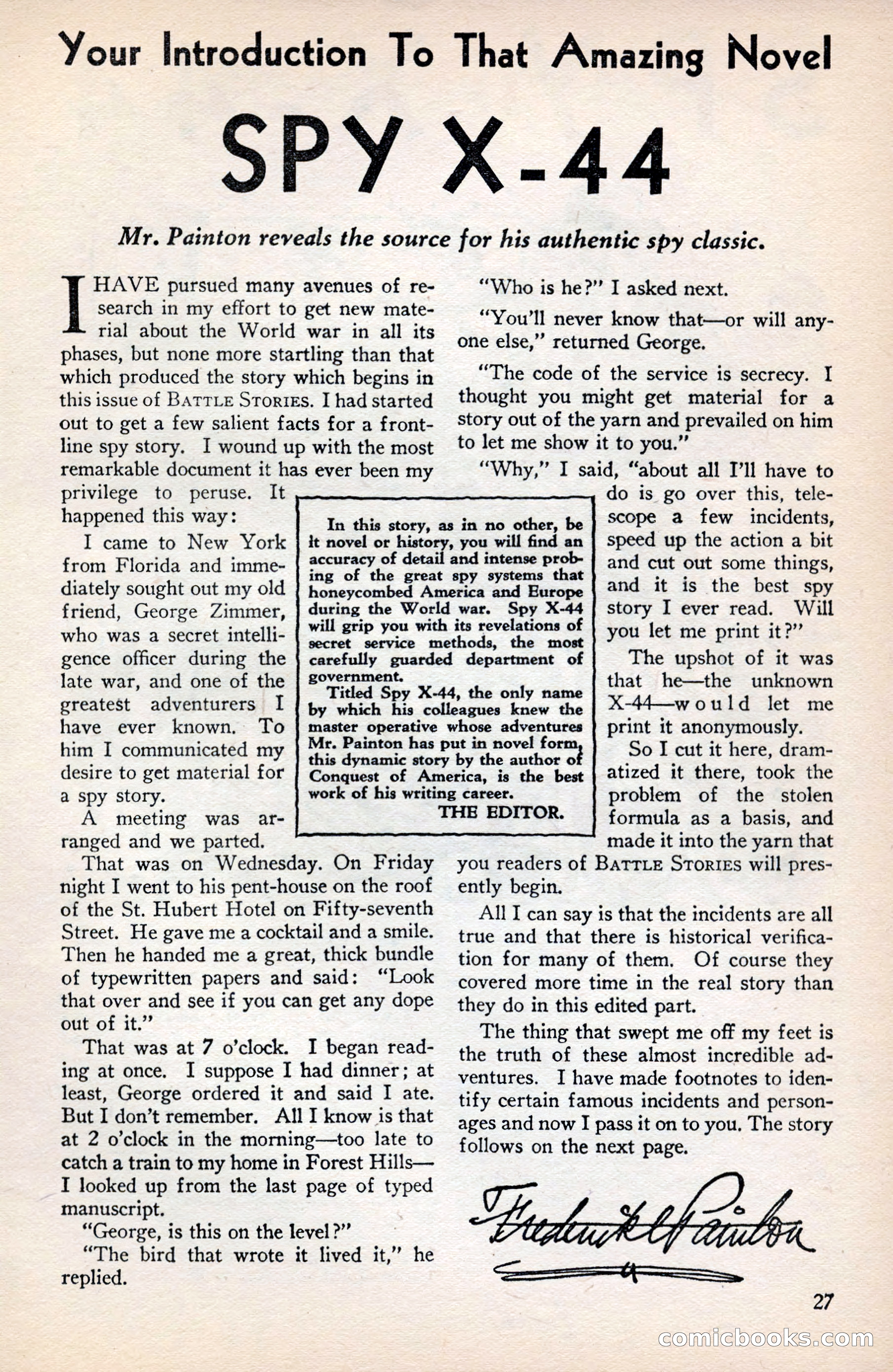 Battle Stories, December 1930 — page 27 of 188