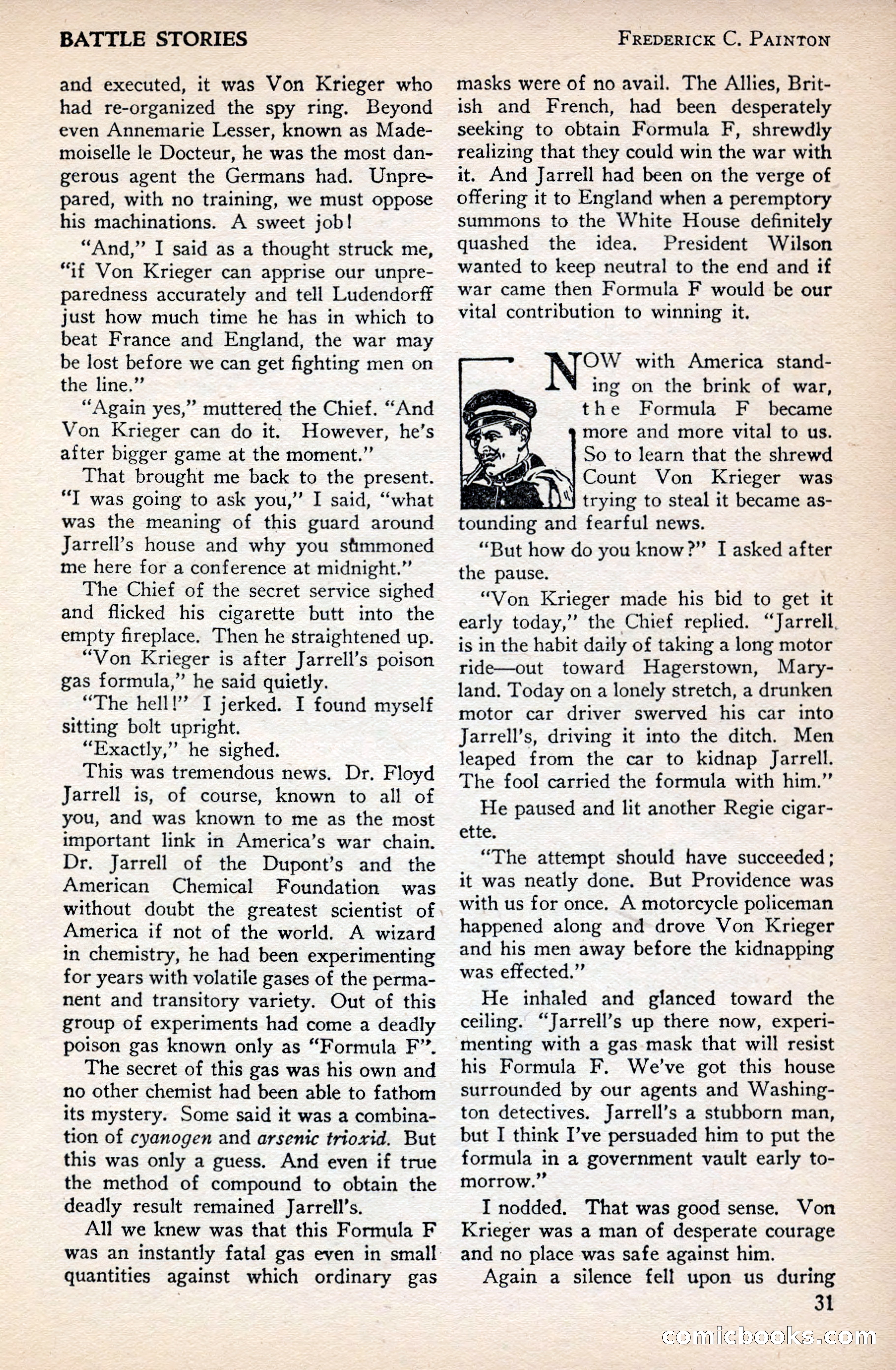 Battle Stories, December 1930 — page 31 of 188