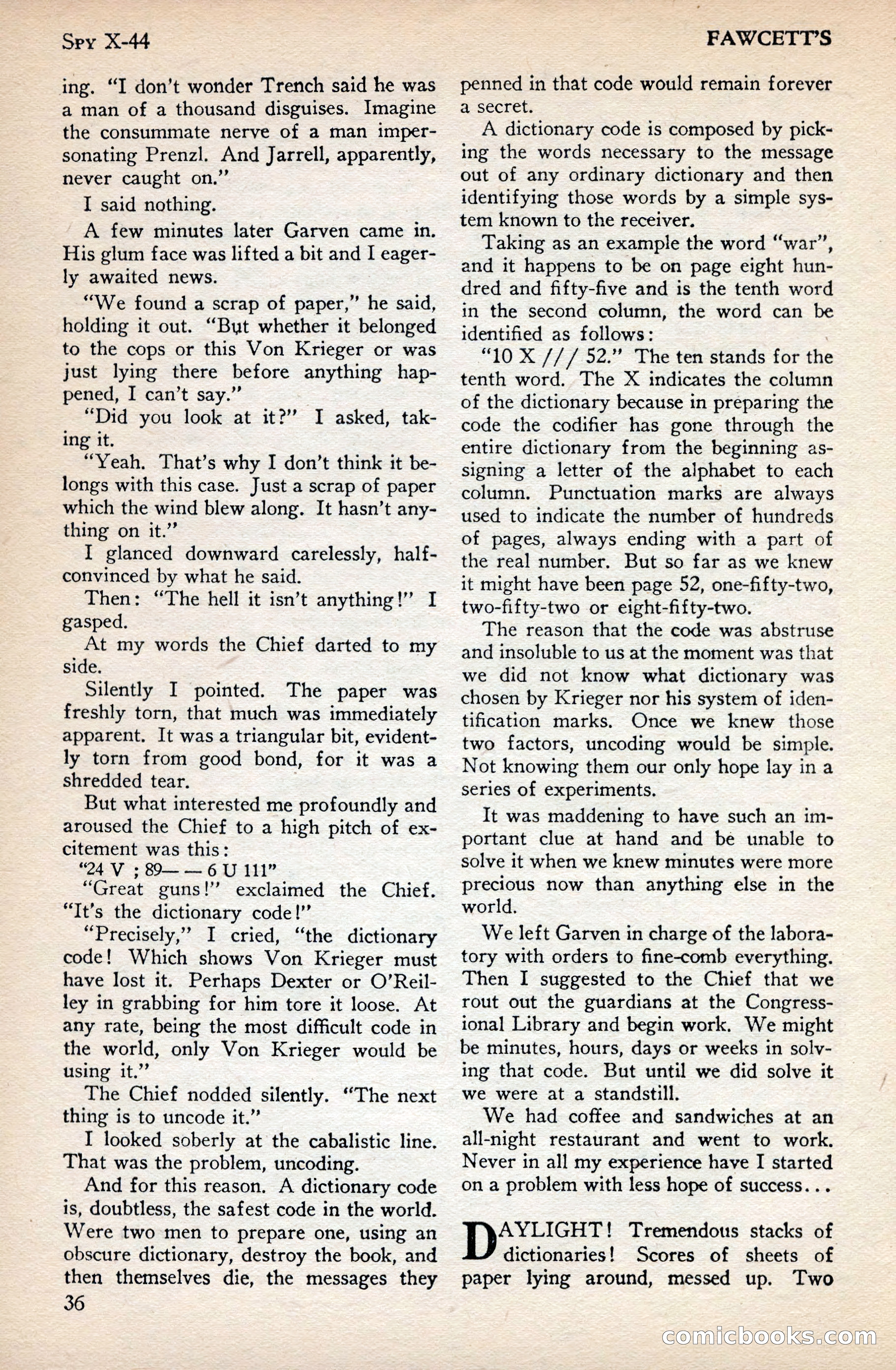 Battle Stories, December 1930 — page 36 of 188