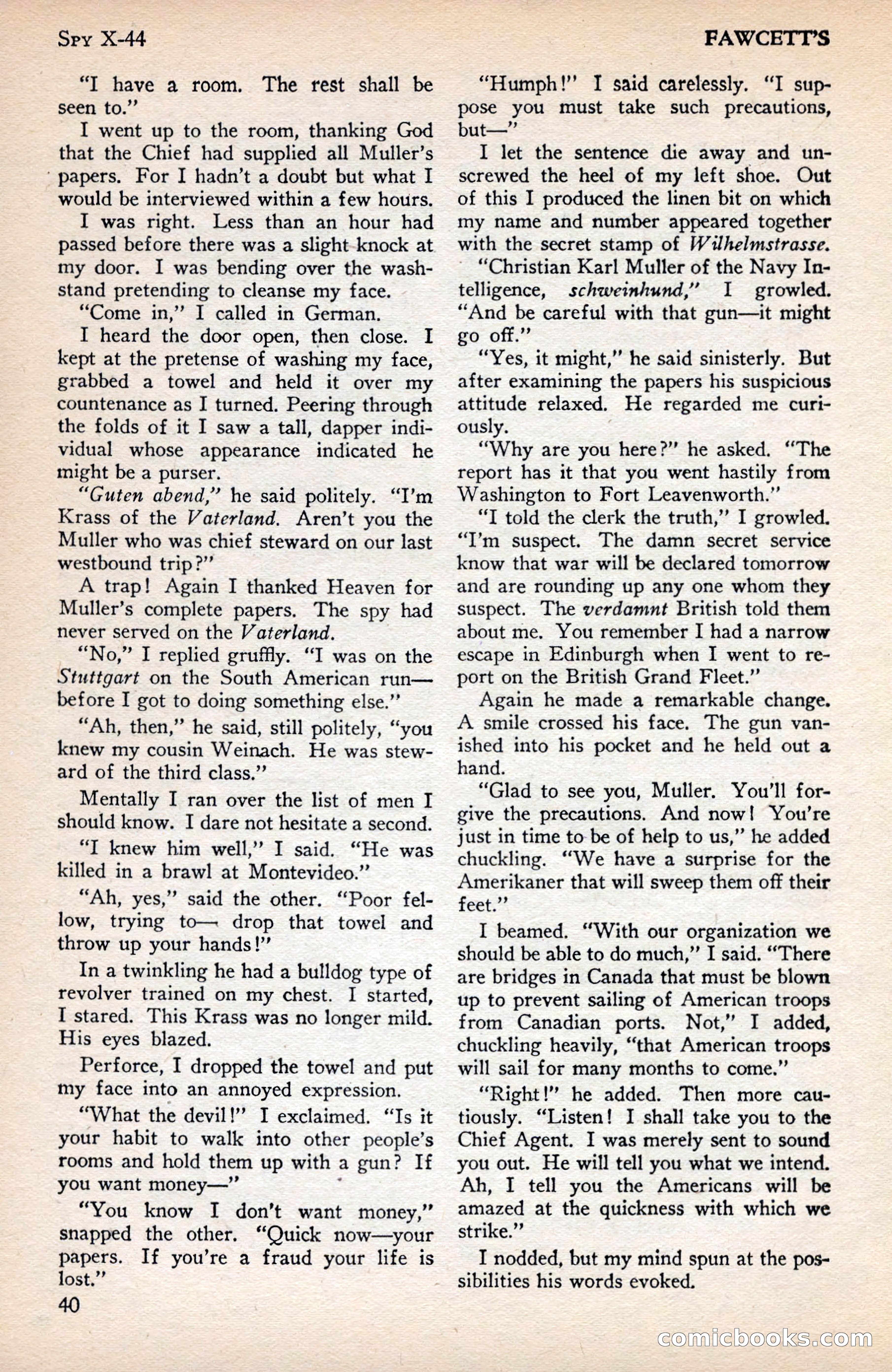 Battle Stories, December 1930 — page 40 of 188