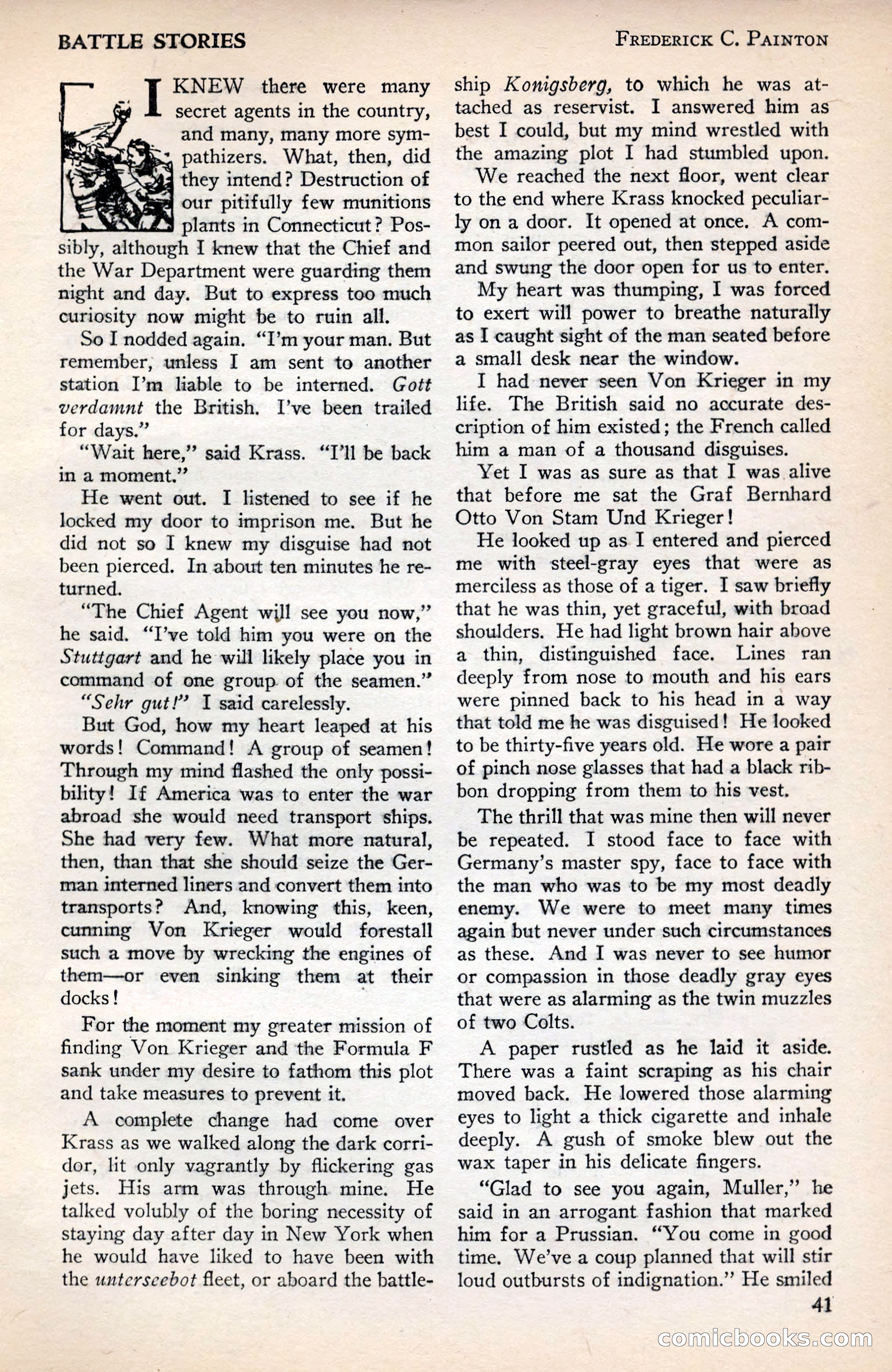 Battle Stories, December 1930 — page 41 of 188