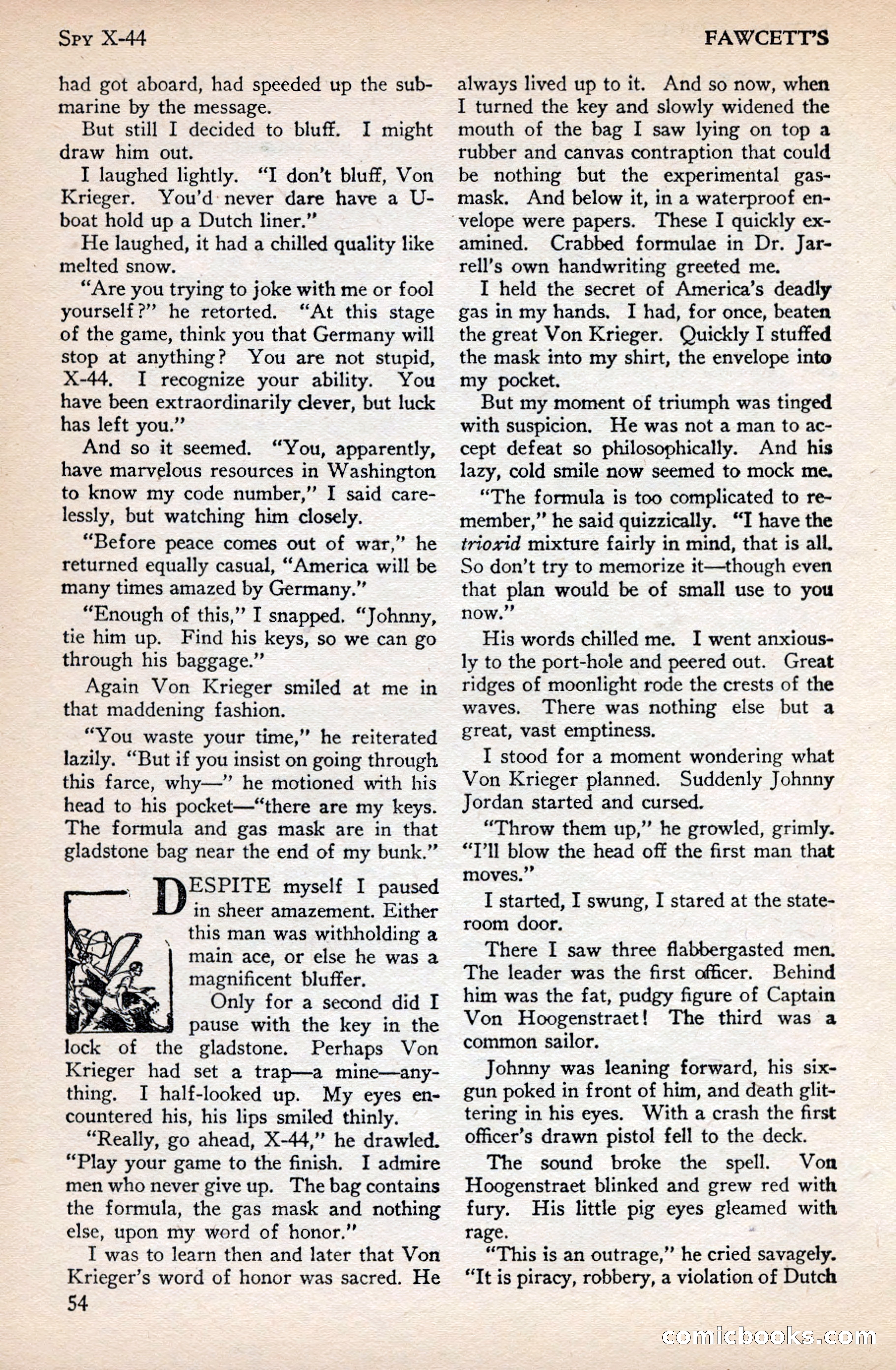 Battle Stories, December 1930 — page 54 of 188
