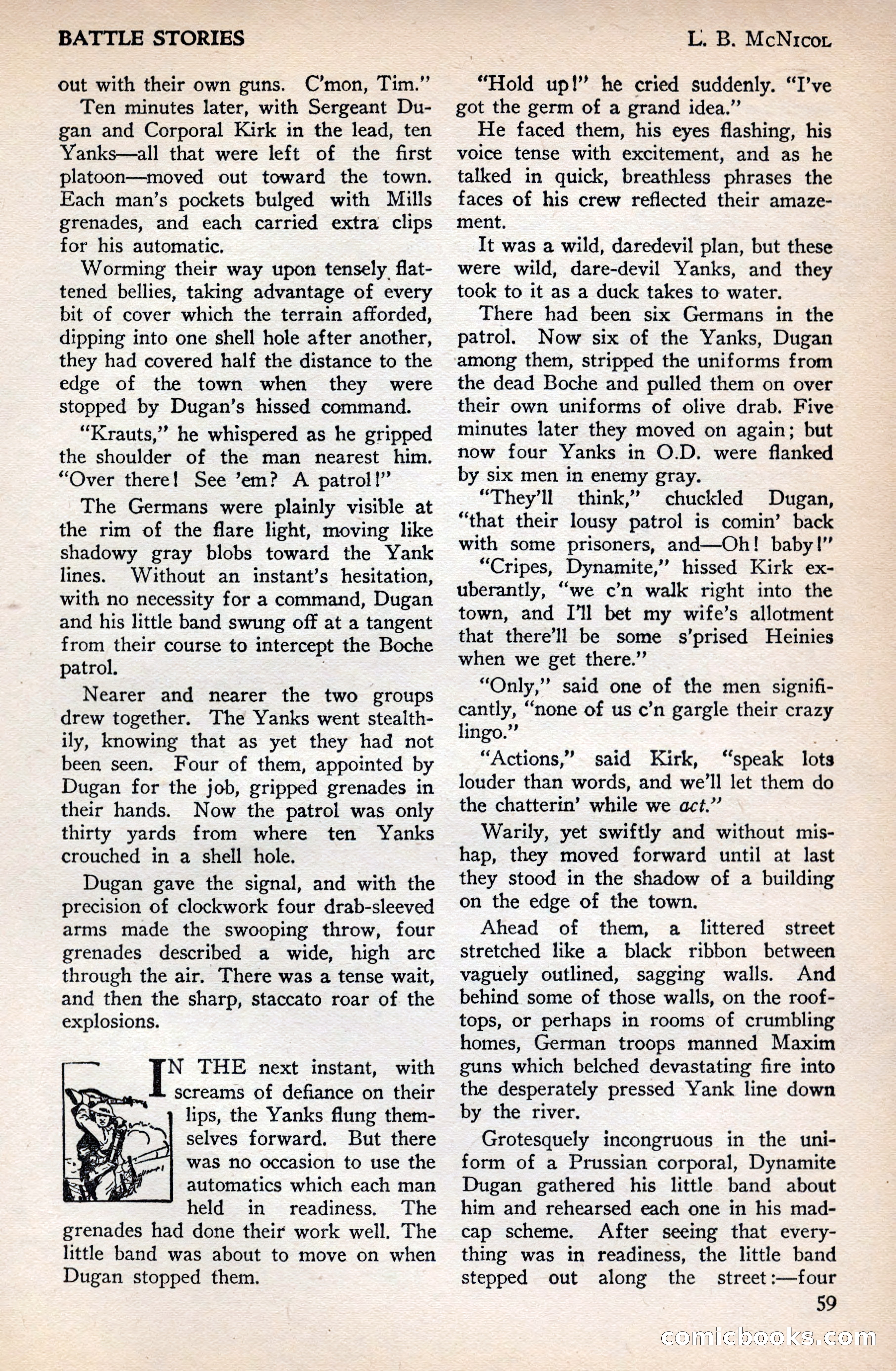 Battle Stories, December 1930 — page 59 of 188