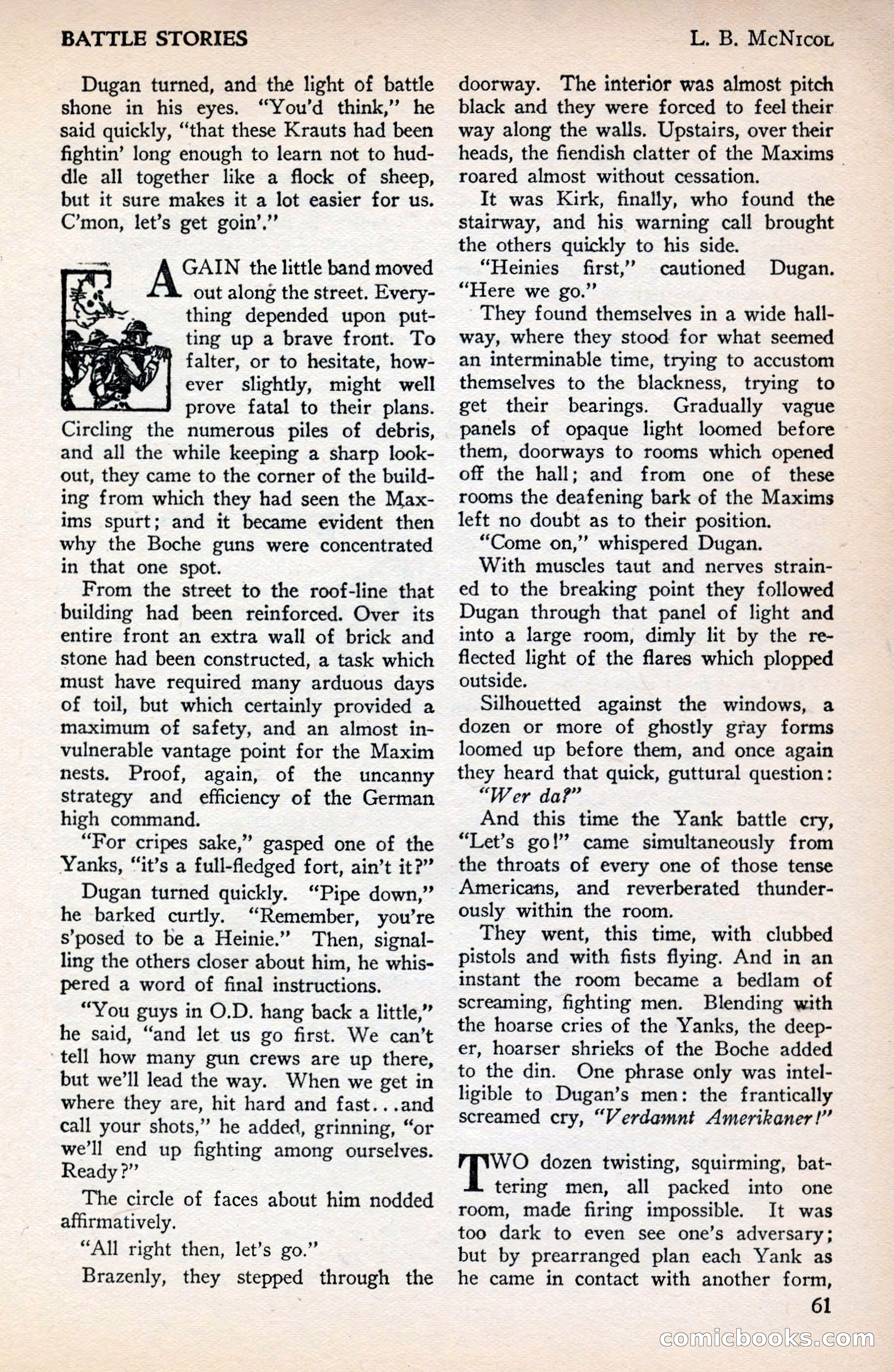Battle Stories, December 1930 — page 61 of 188
