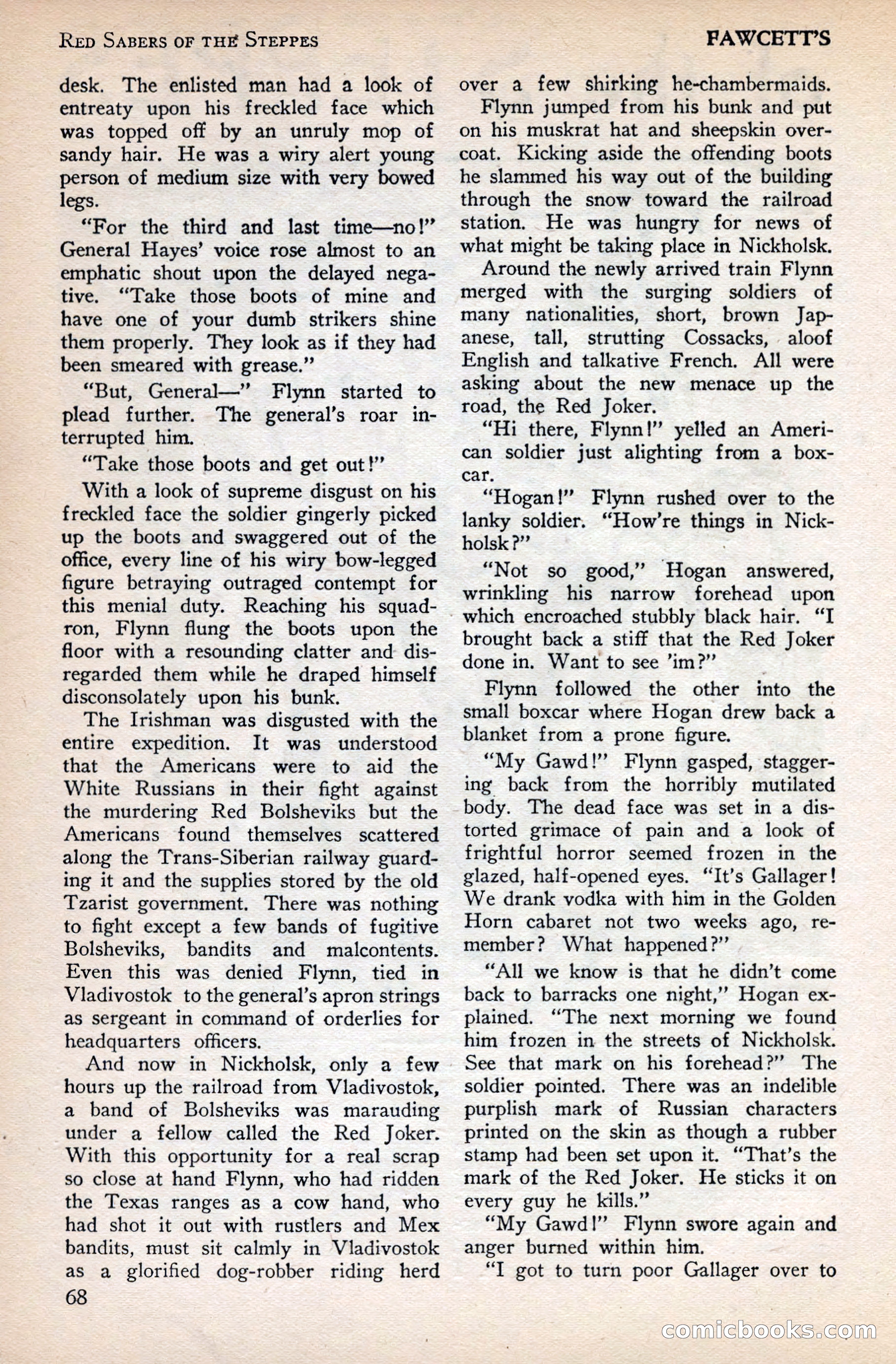 Battle Stories, December 1930 — page 68 of 188