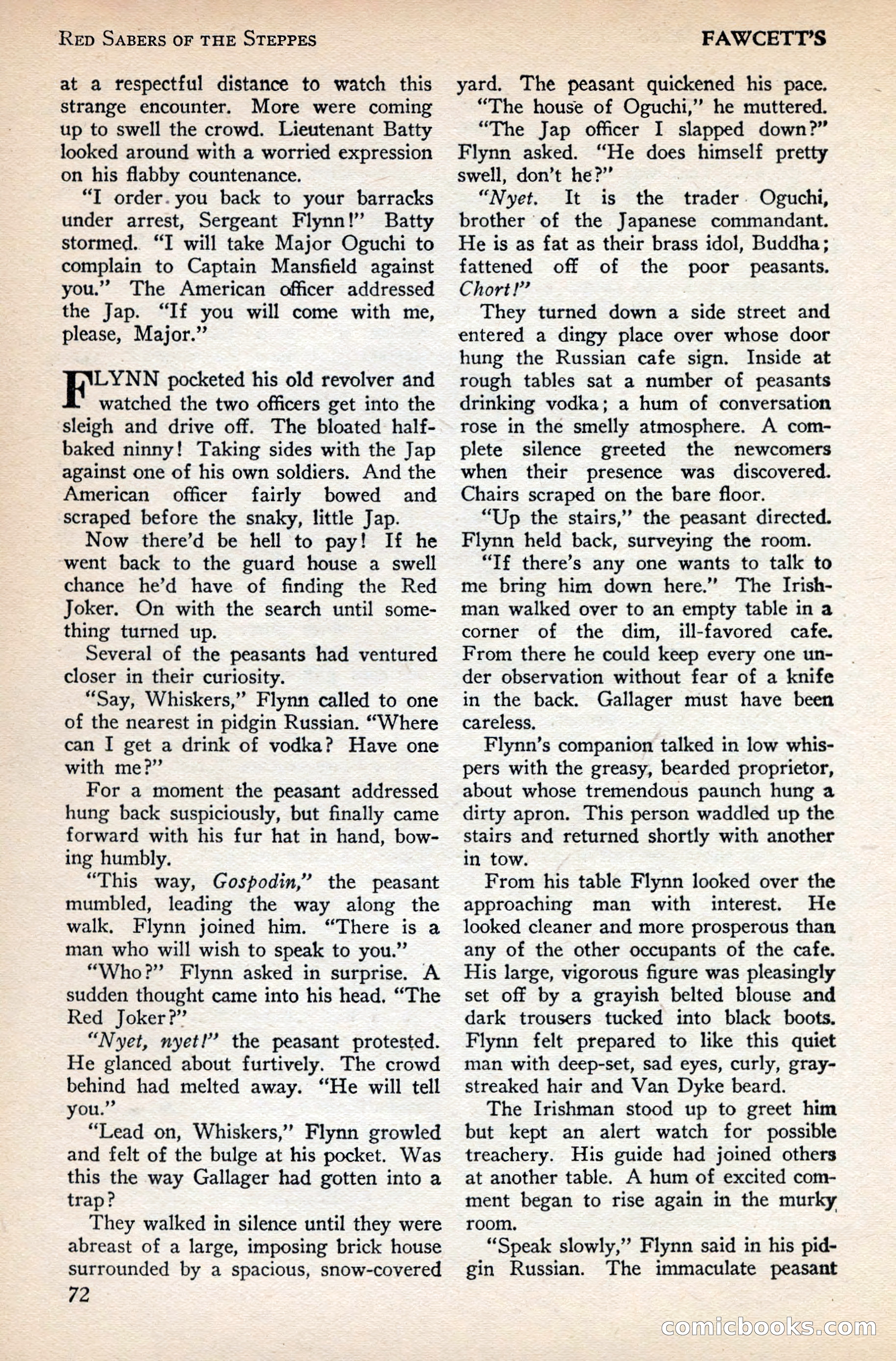 Battle Stories, December 1930 — page 72 of 188