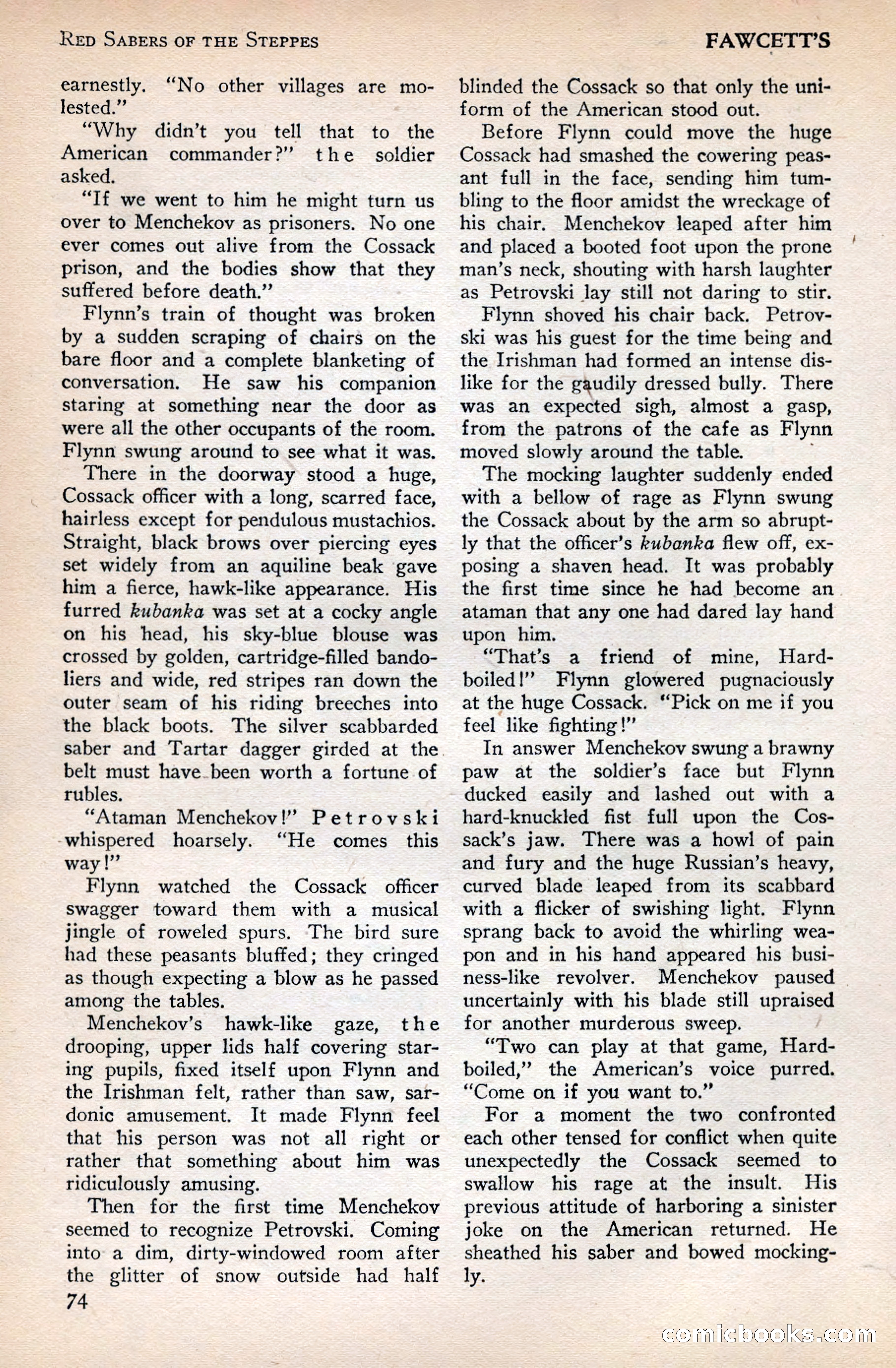 Battle Stories, December 1930 — page 74 of 188