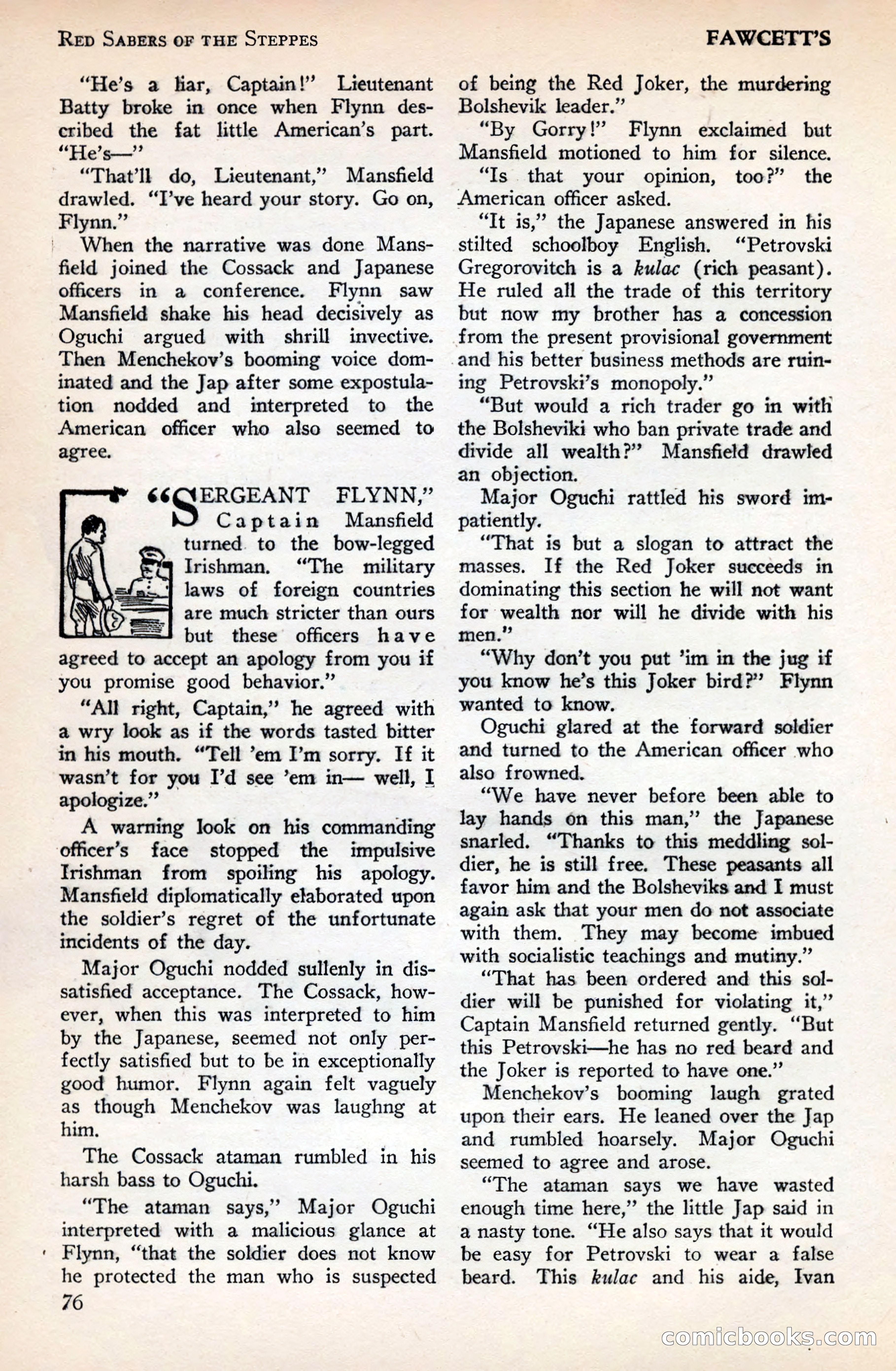 Battle Stories, December 1930 — page 76 of 188
