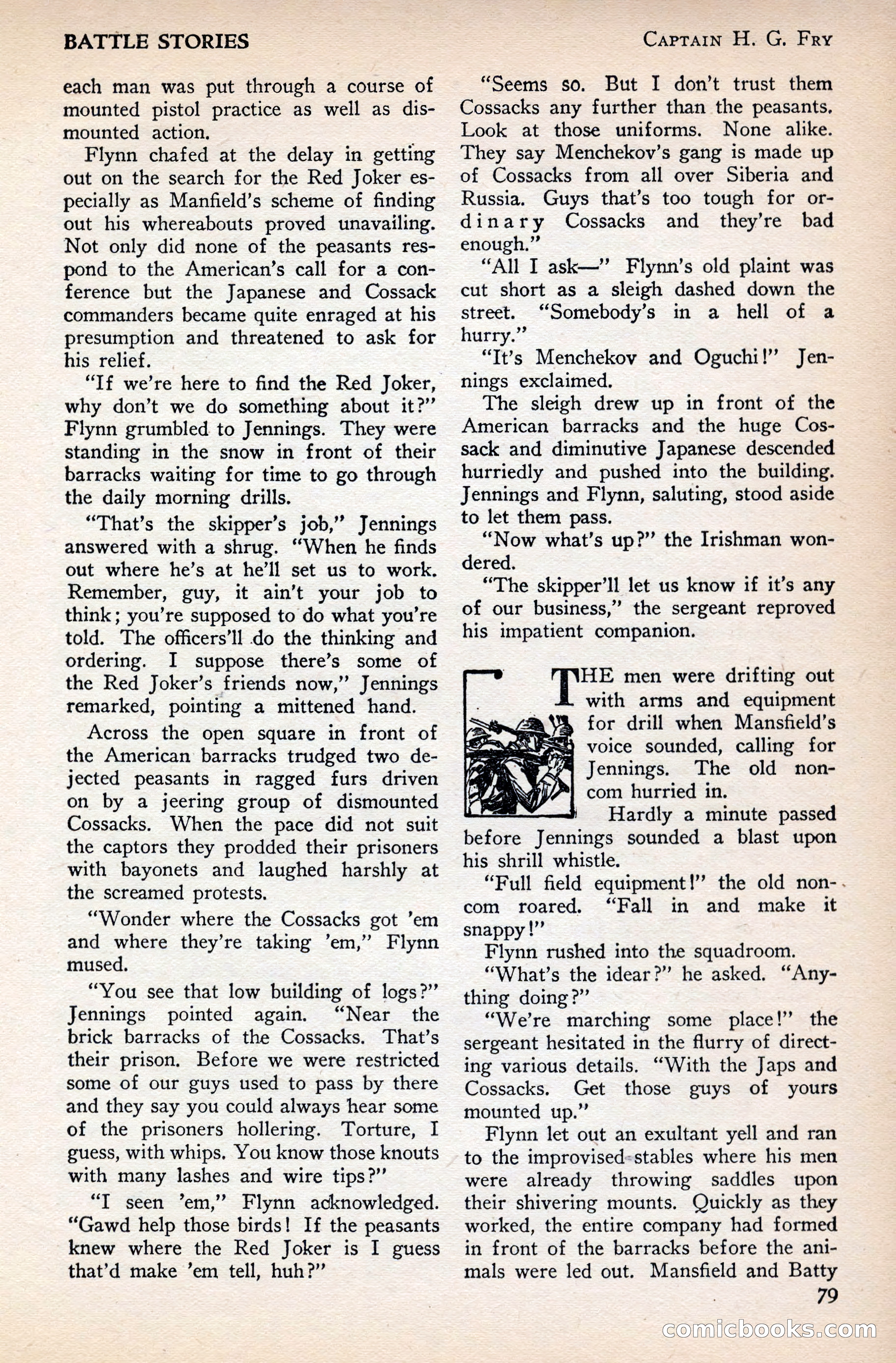 Battle Stories, December 1930 — page 79 of 188