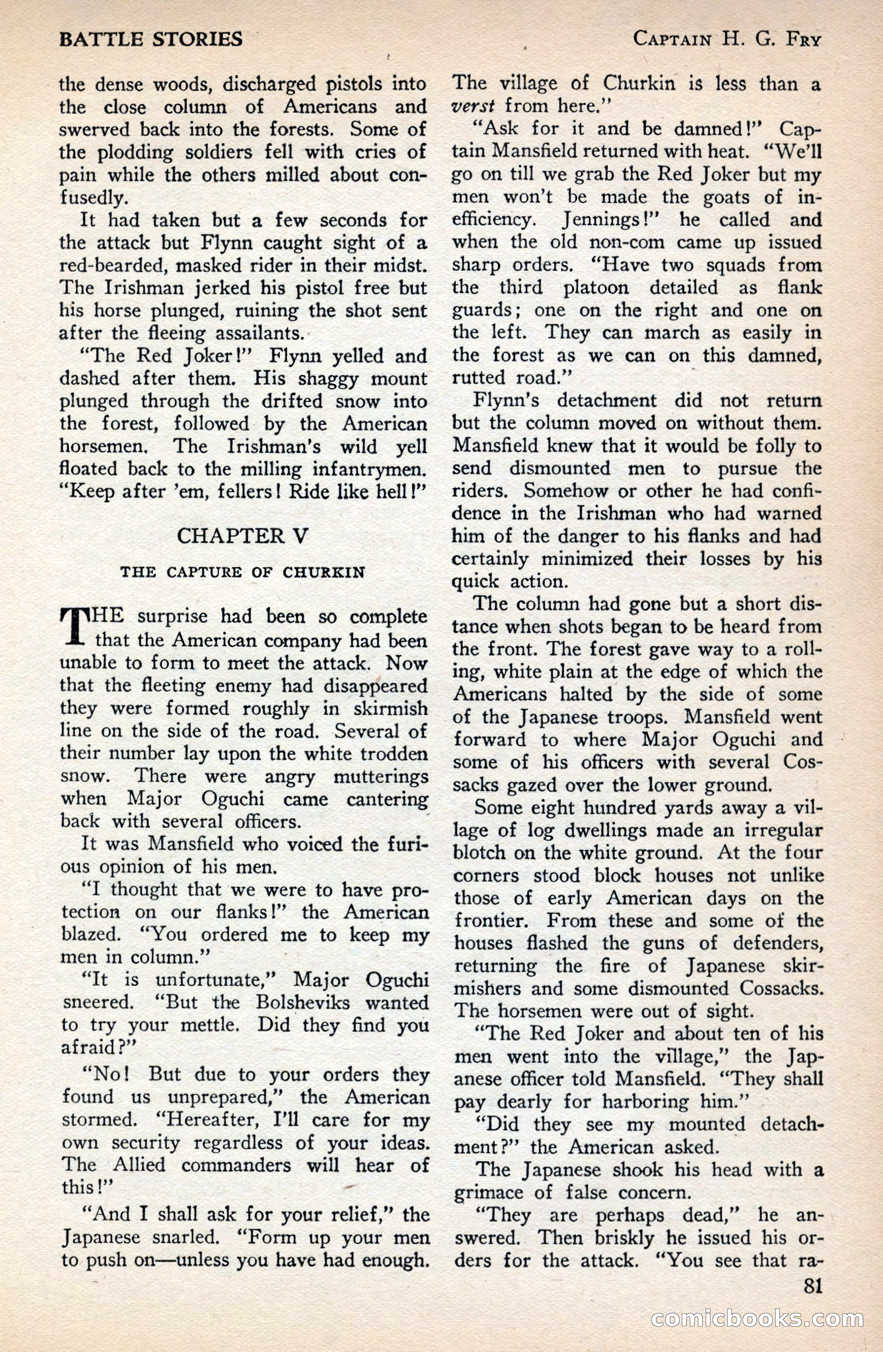 Battle Stories, December 1930 — page 81 of 188