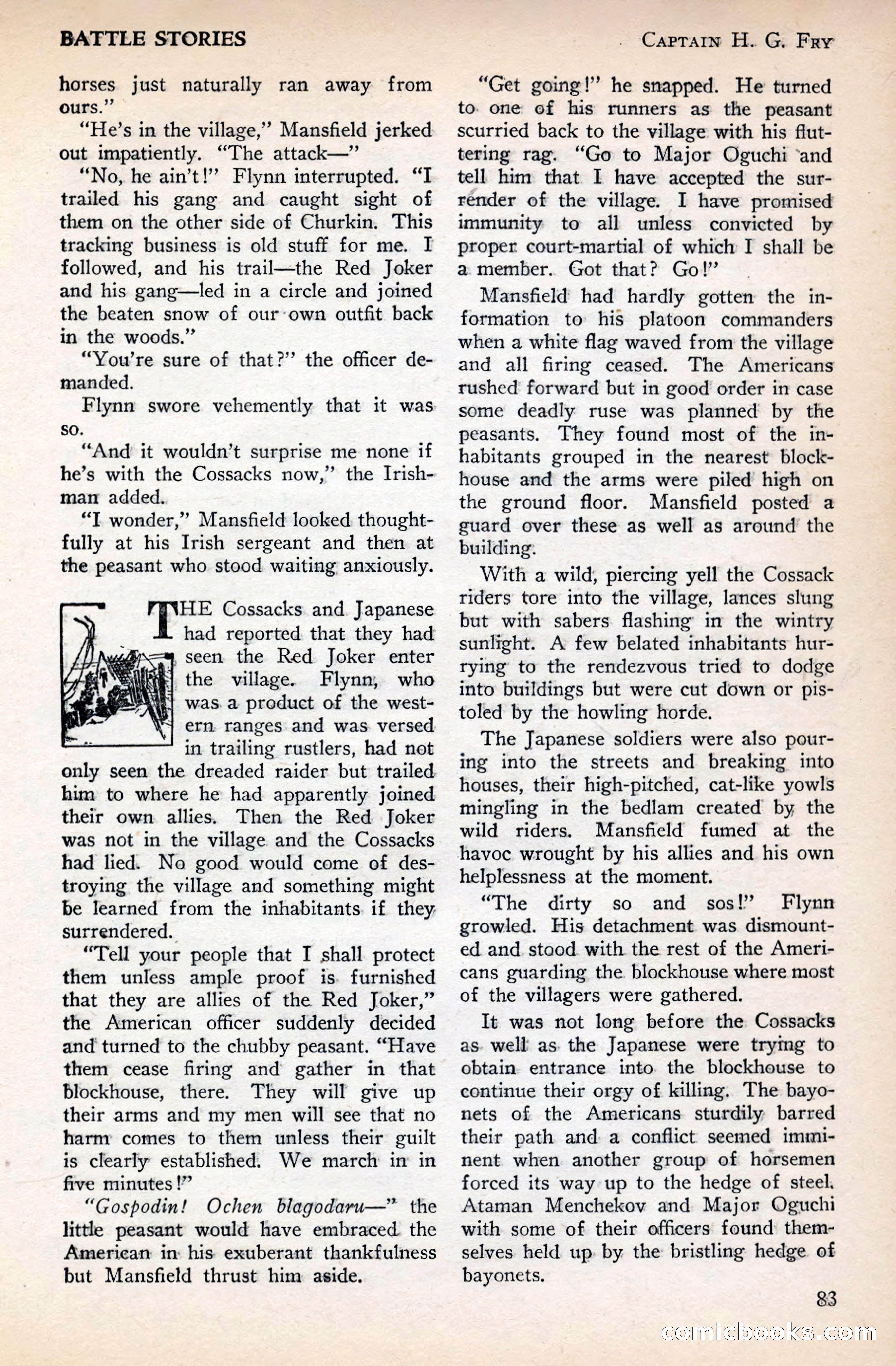 Battle Stories, December 1930 — page 83 of 188