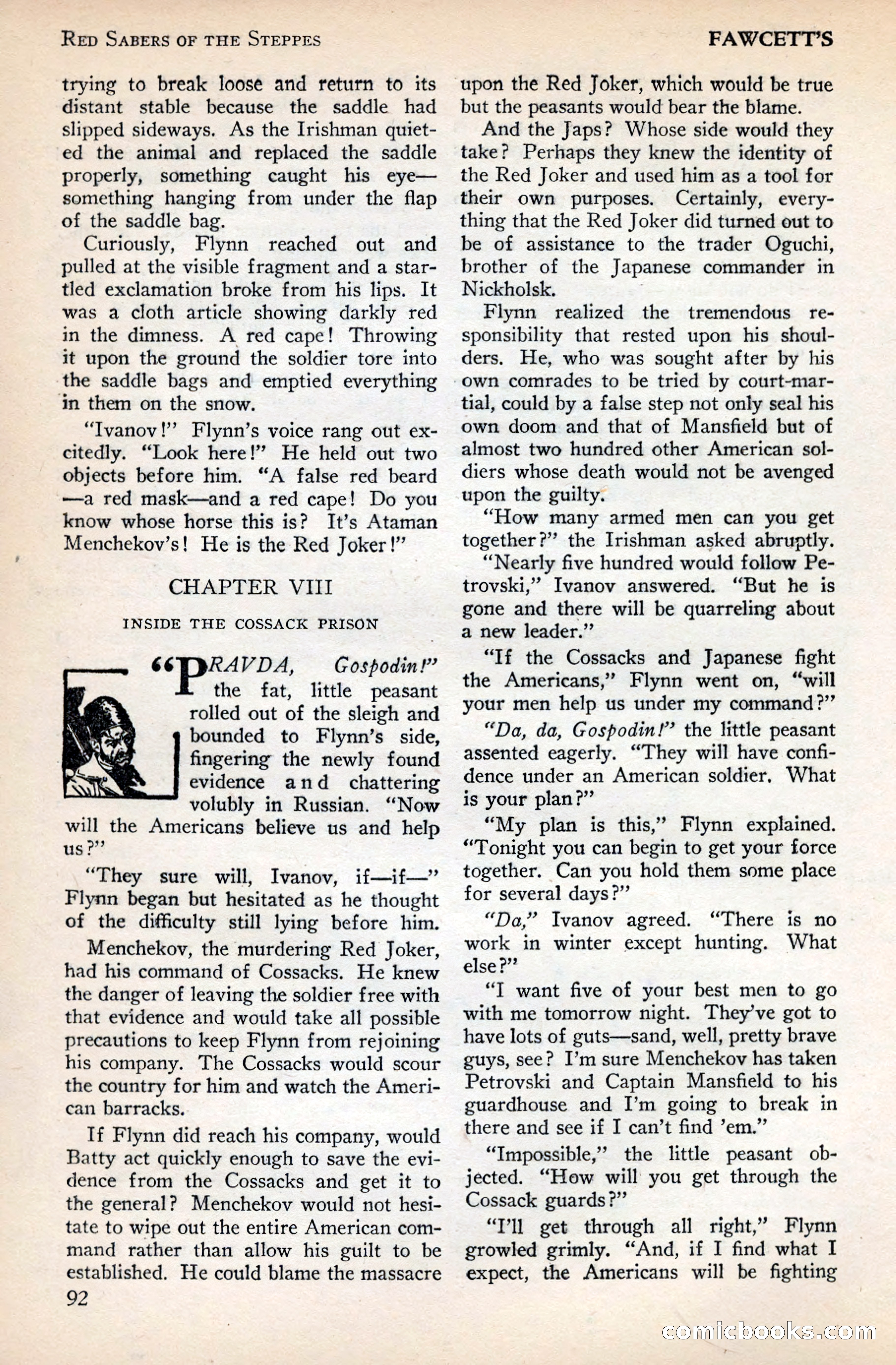 Battle Stories, December 1930 — page 92 of 188