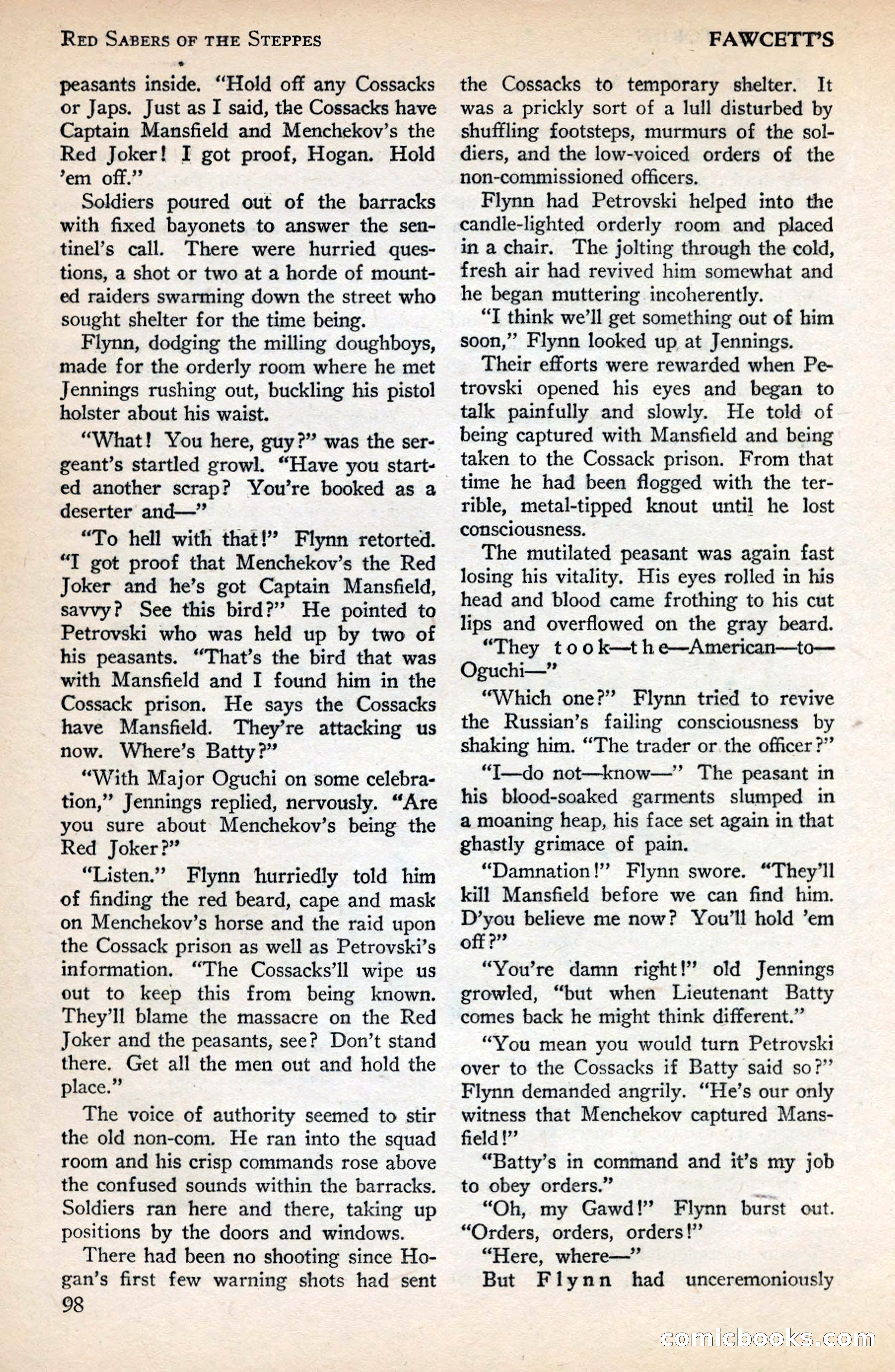 Battle Stories, December 1930 — page 98 of 188