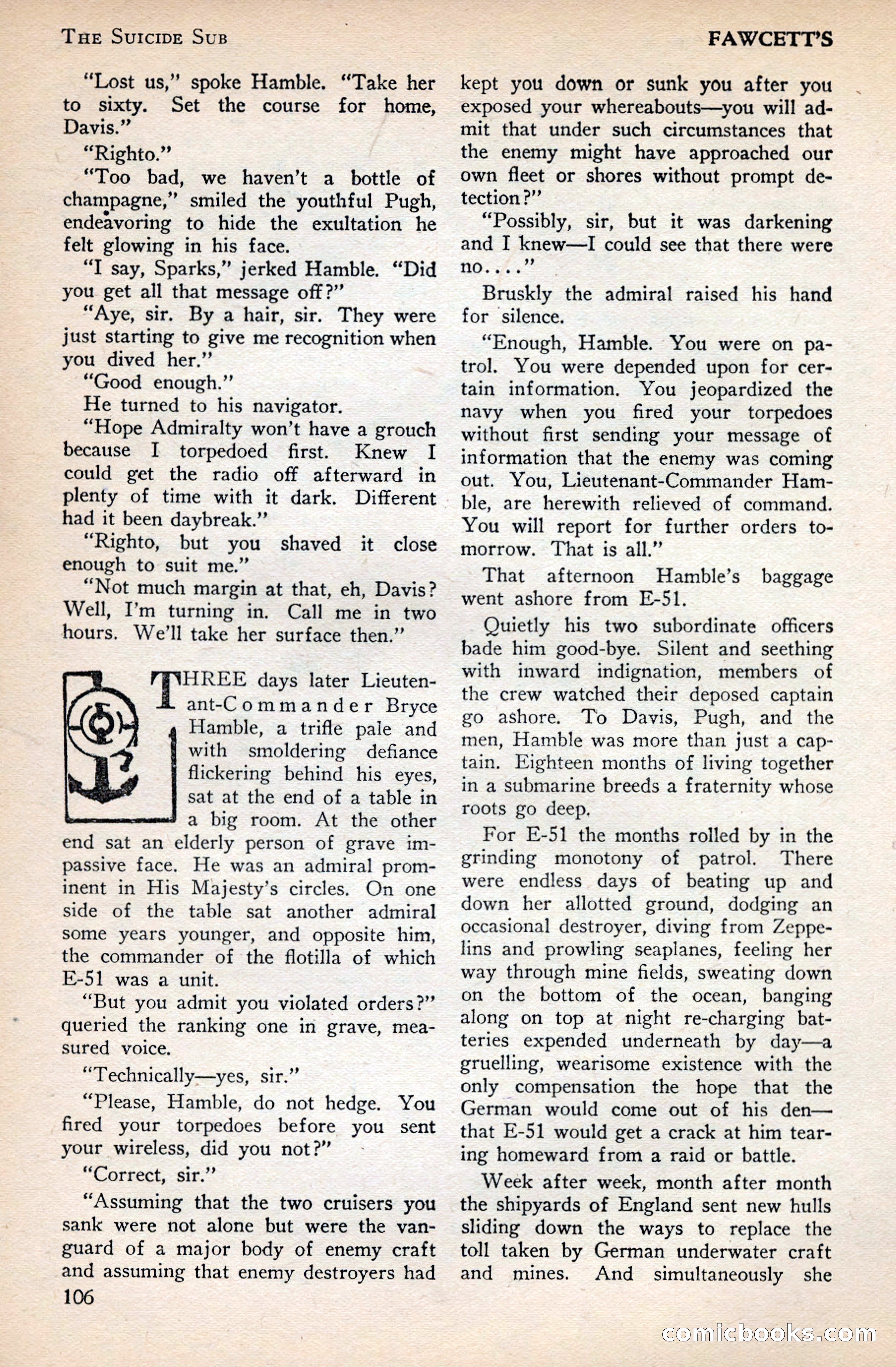 Battle Stories, December 1930 — page 106 of 188