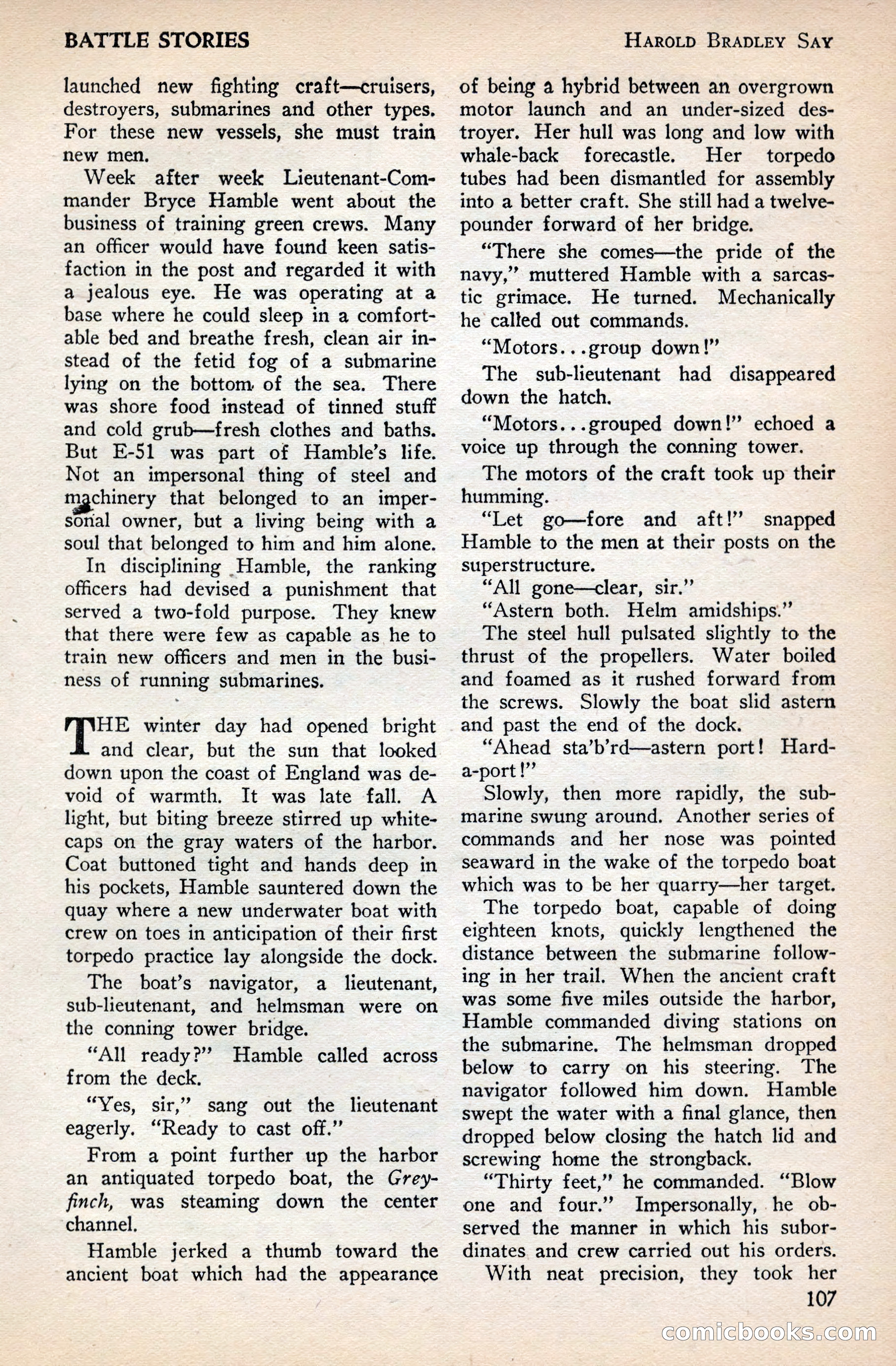 Battle Stories, December 1930 — page 107 of 188