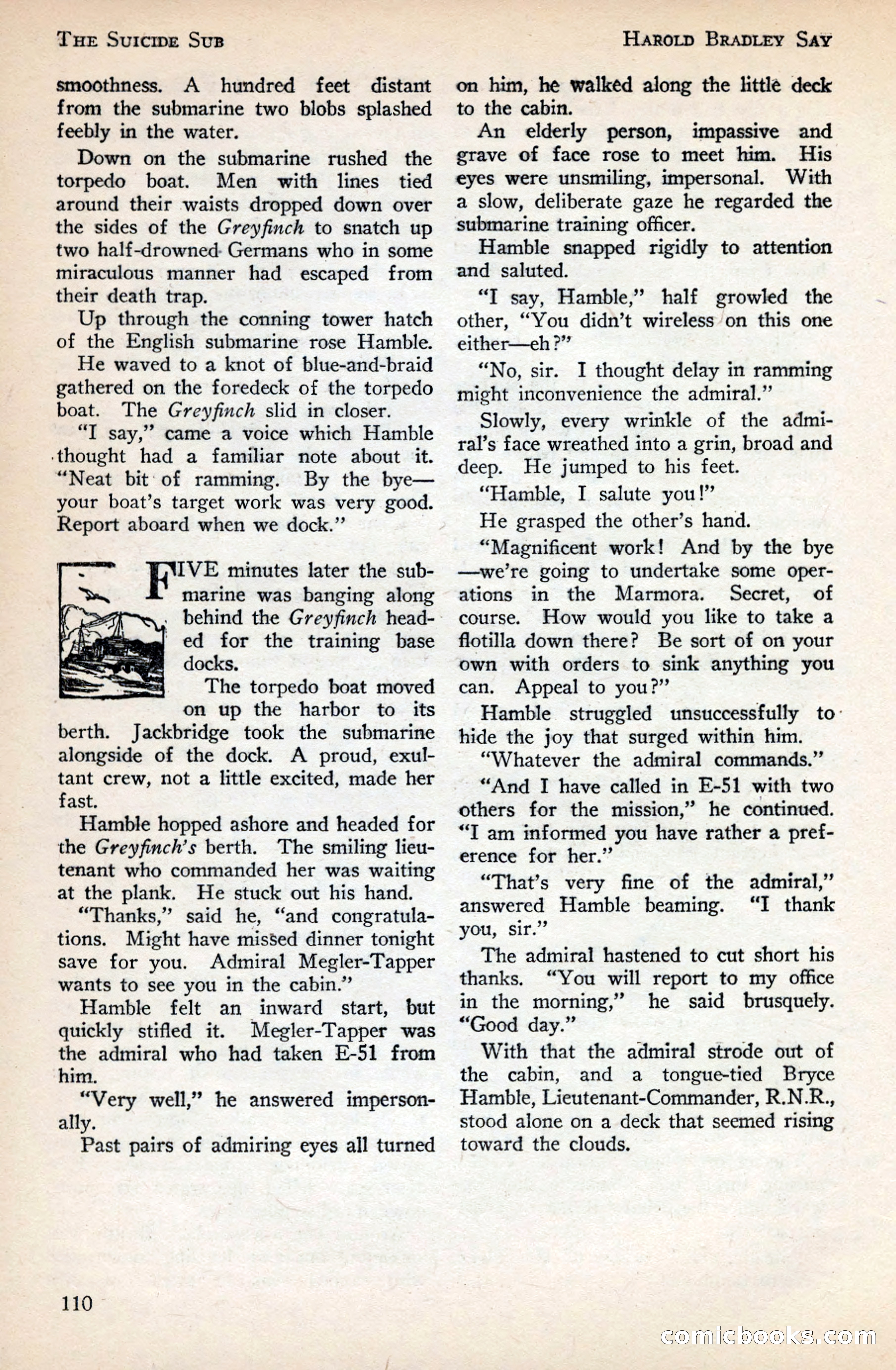 Battle Stories, December 1930 — page 110 of 188