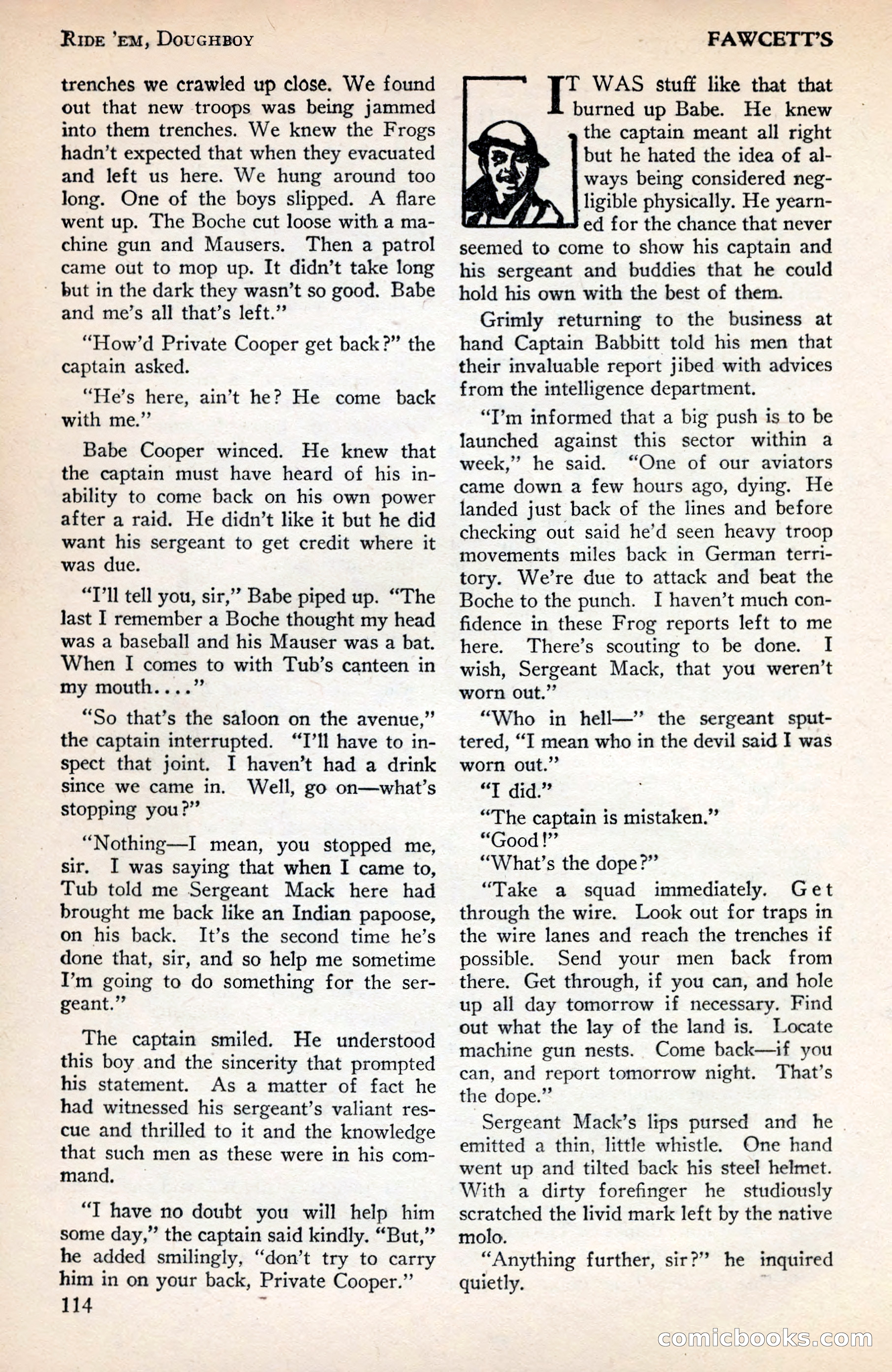 Battle Stories, December 1930 — page 114 of 188