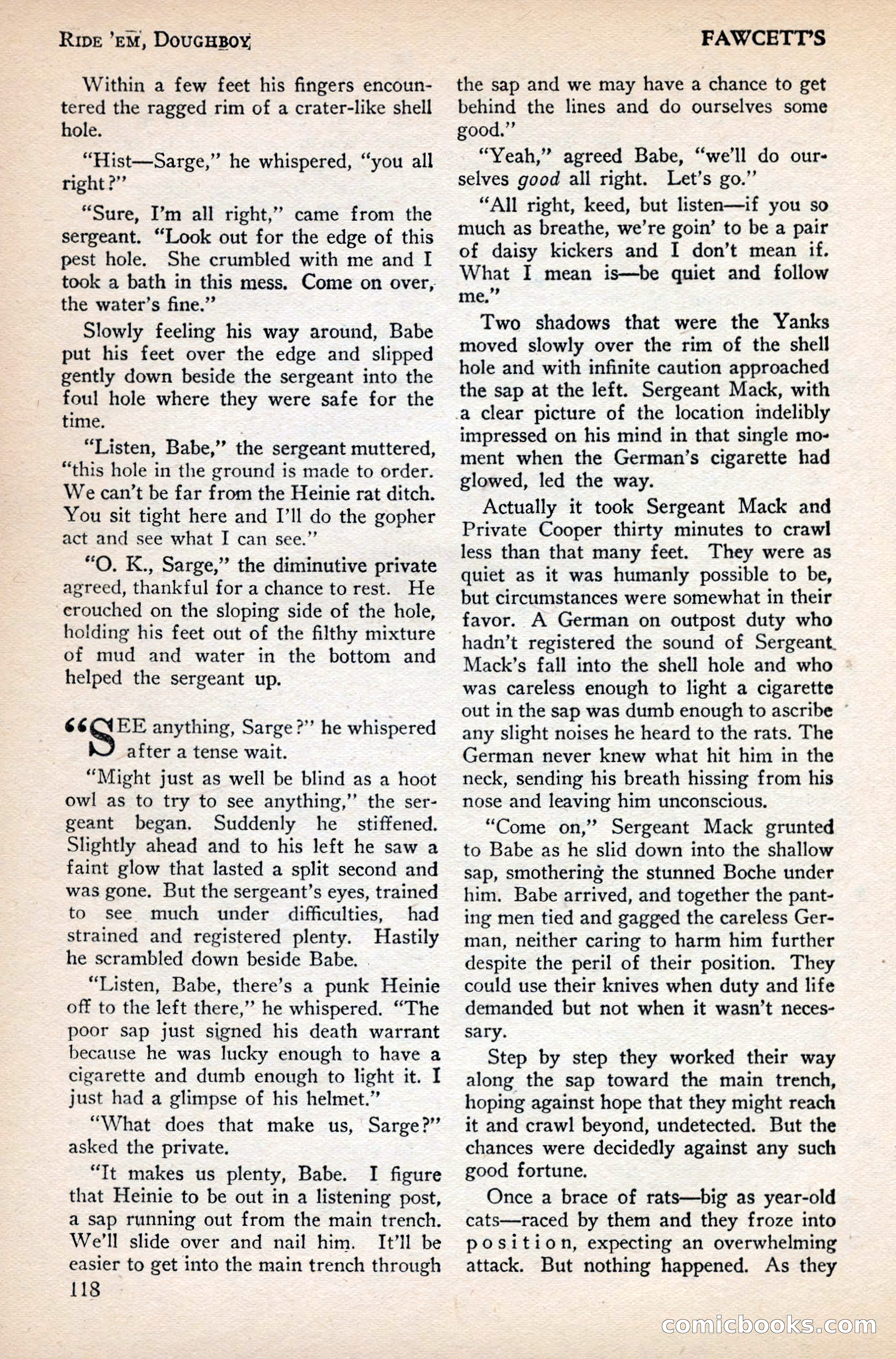 Battle Stories, December 1930 — page 118 of 188