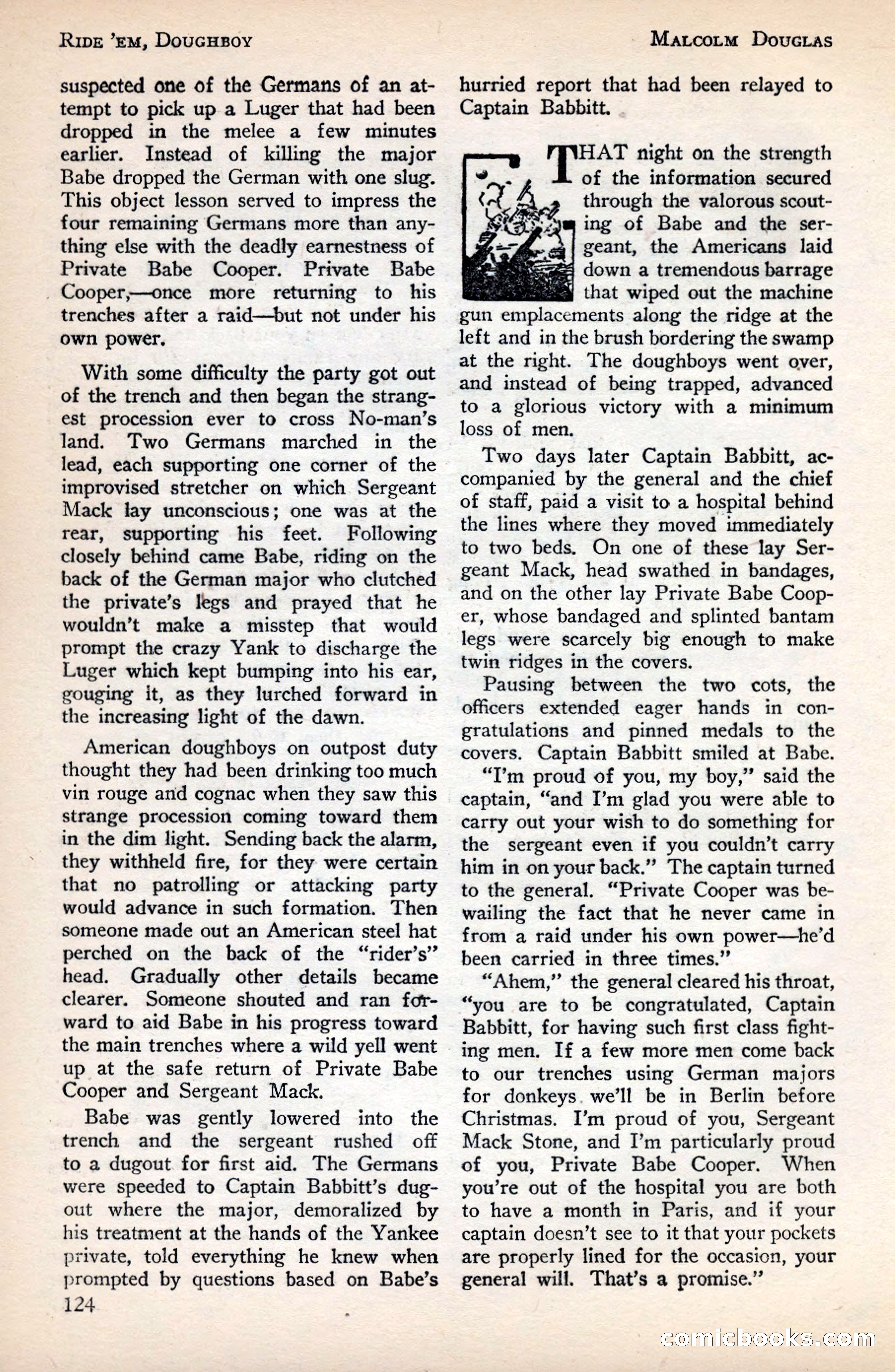 Battle Stories, December 1930 — page 124 of 188