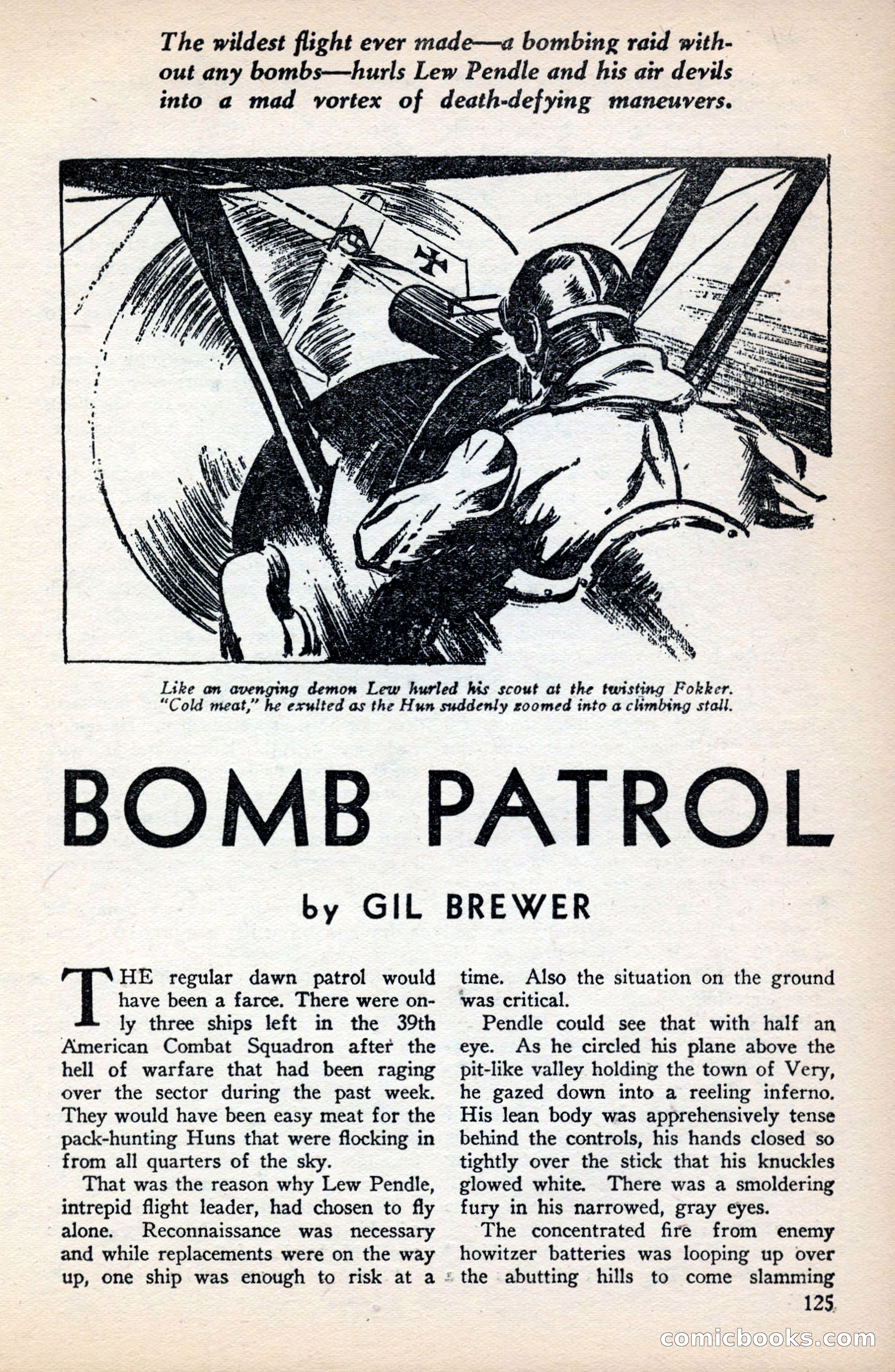 Battle Stories, December 1930 — page 125 of 188
