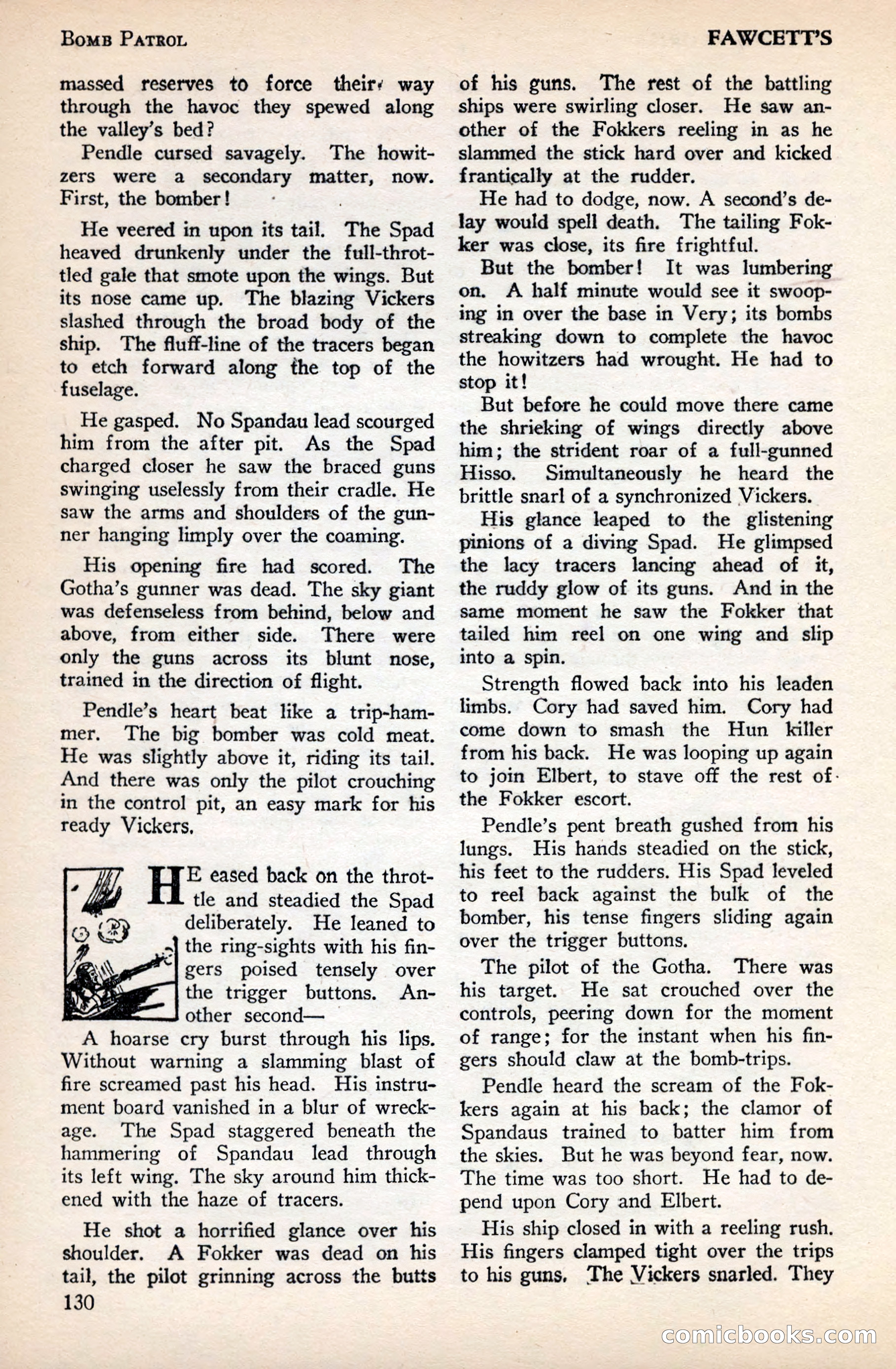 Battle Stories, December 1930 — page 130 of 188