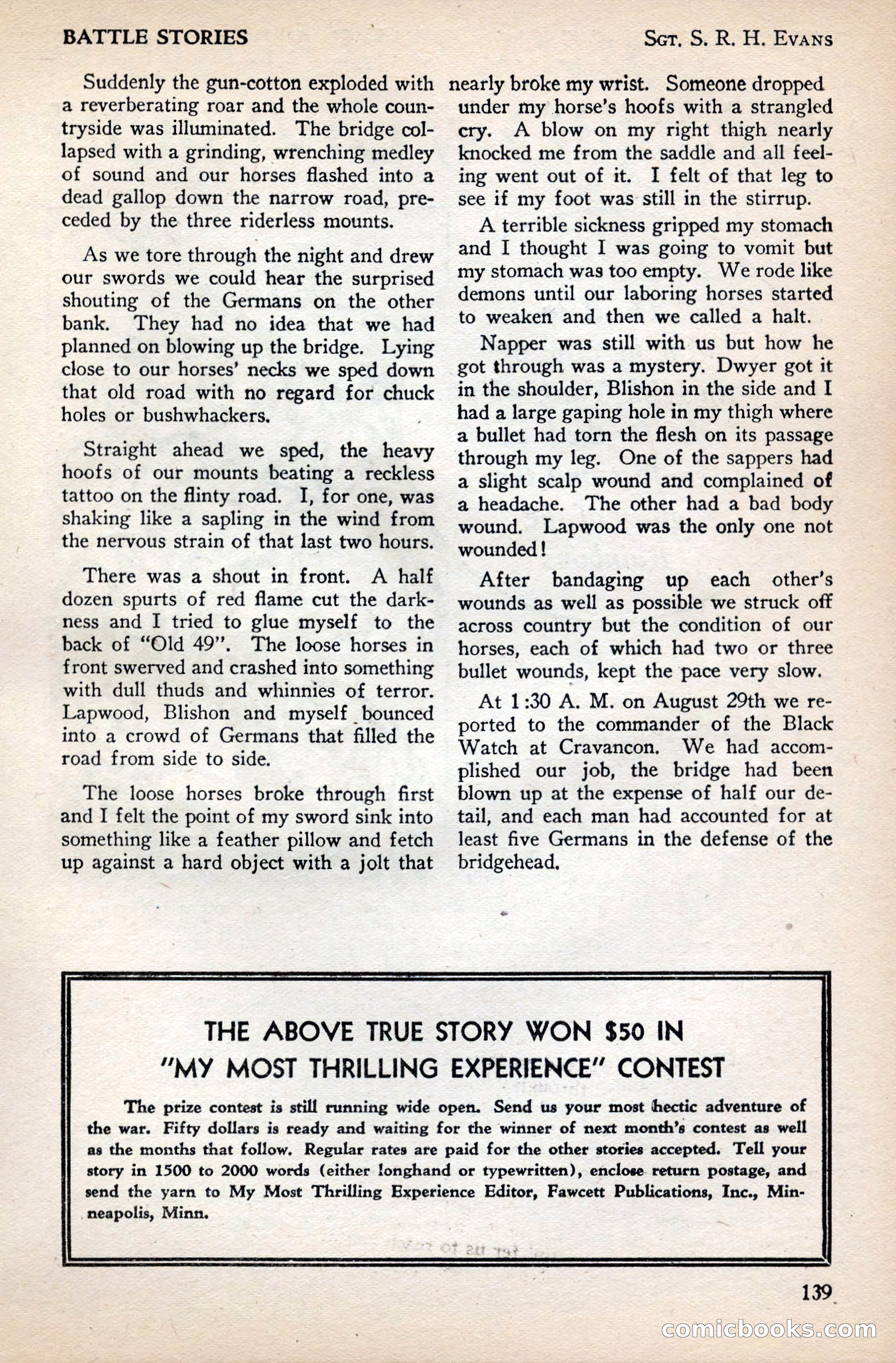Battle Stories, December 1930 — page 139 of 188
