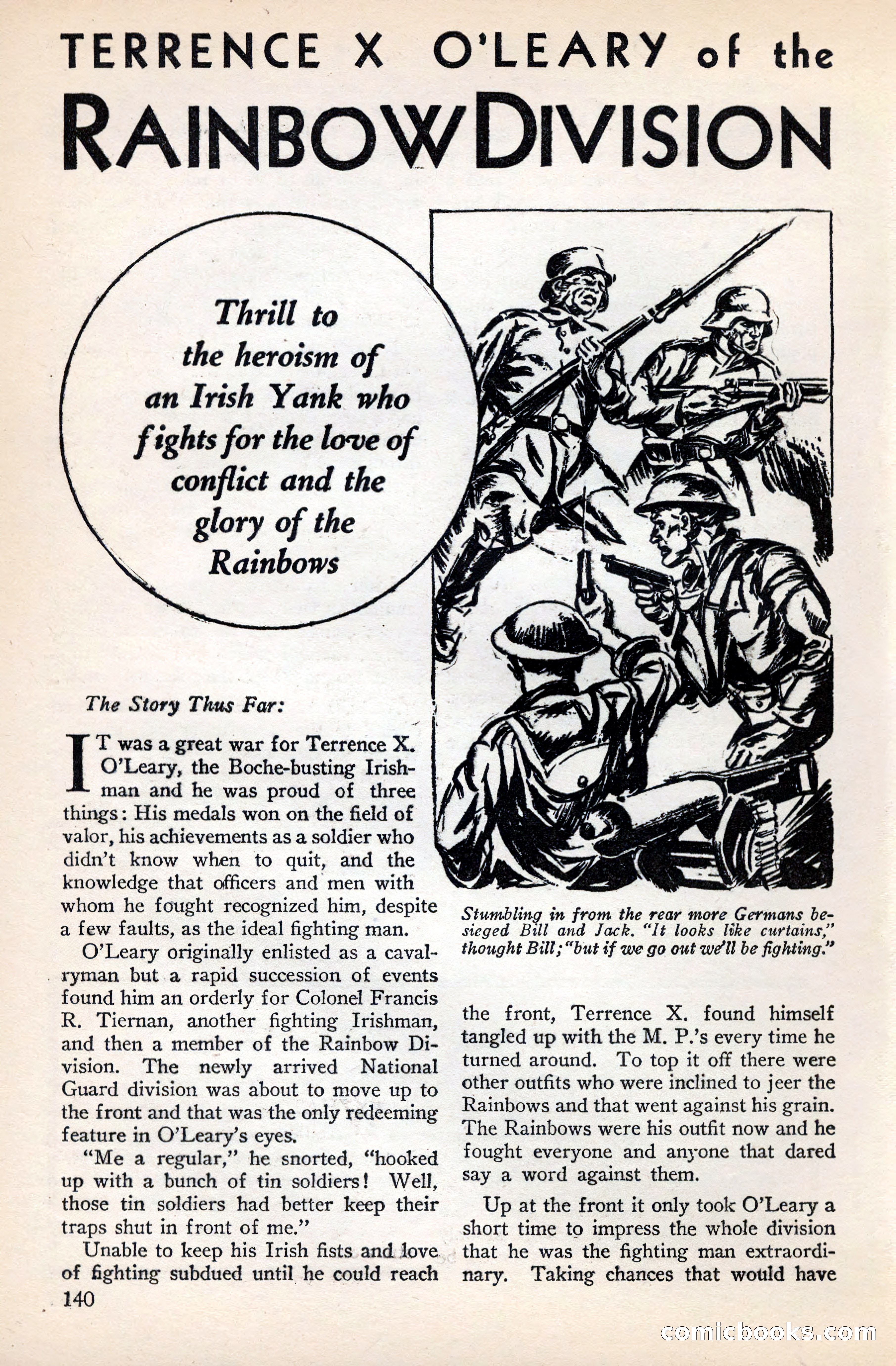 Battle Stories, December 1930 — page 140 of 188