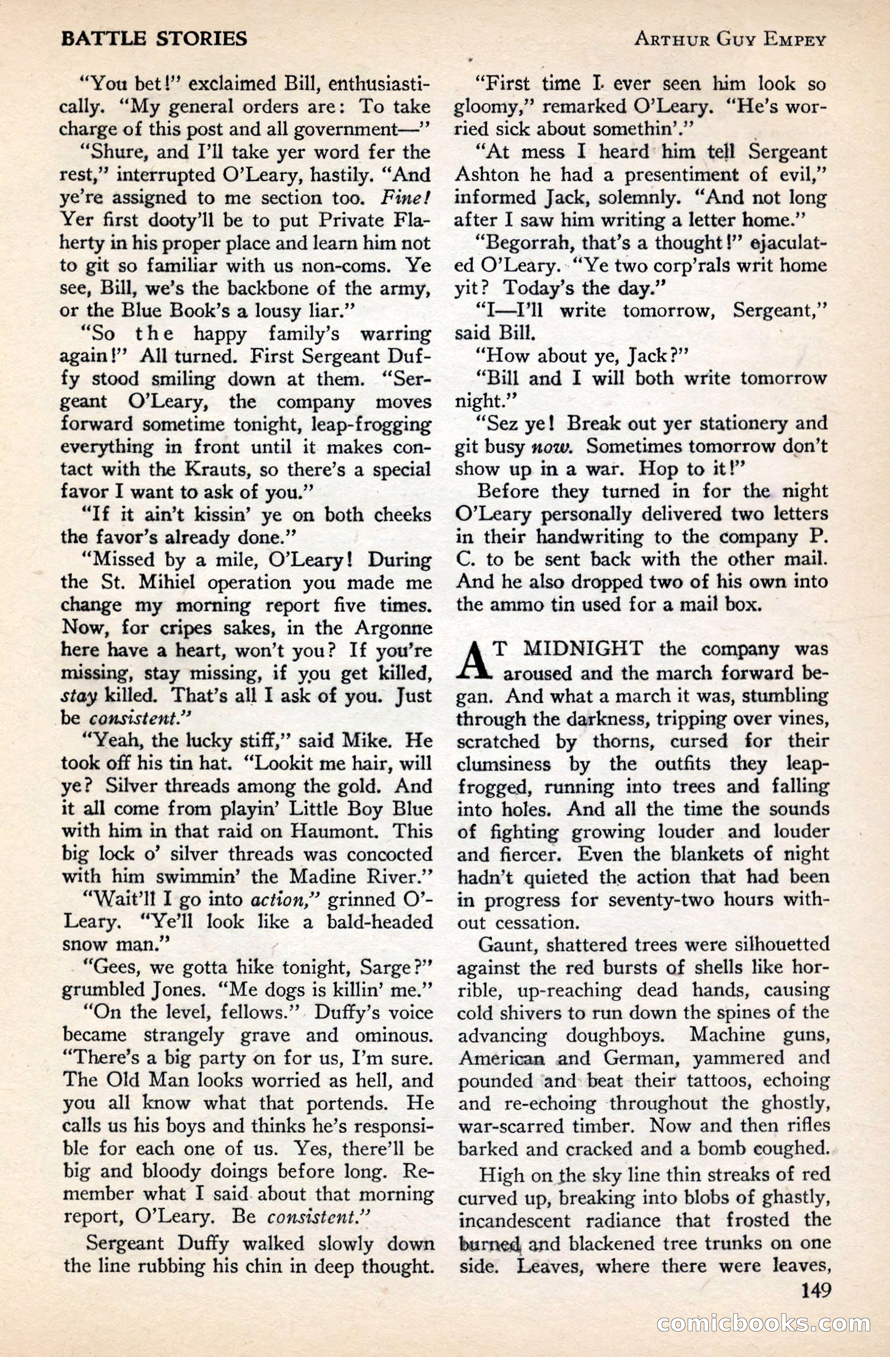 Battle Stories, December 1930 — page 149 of 188